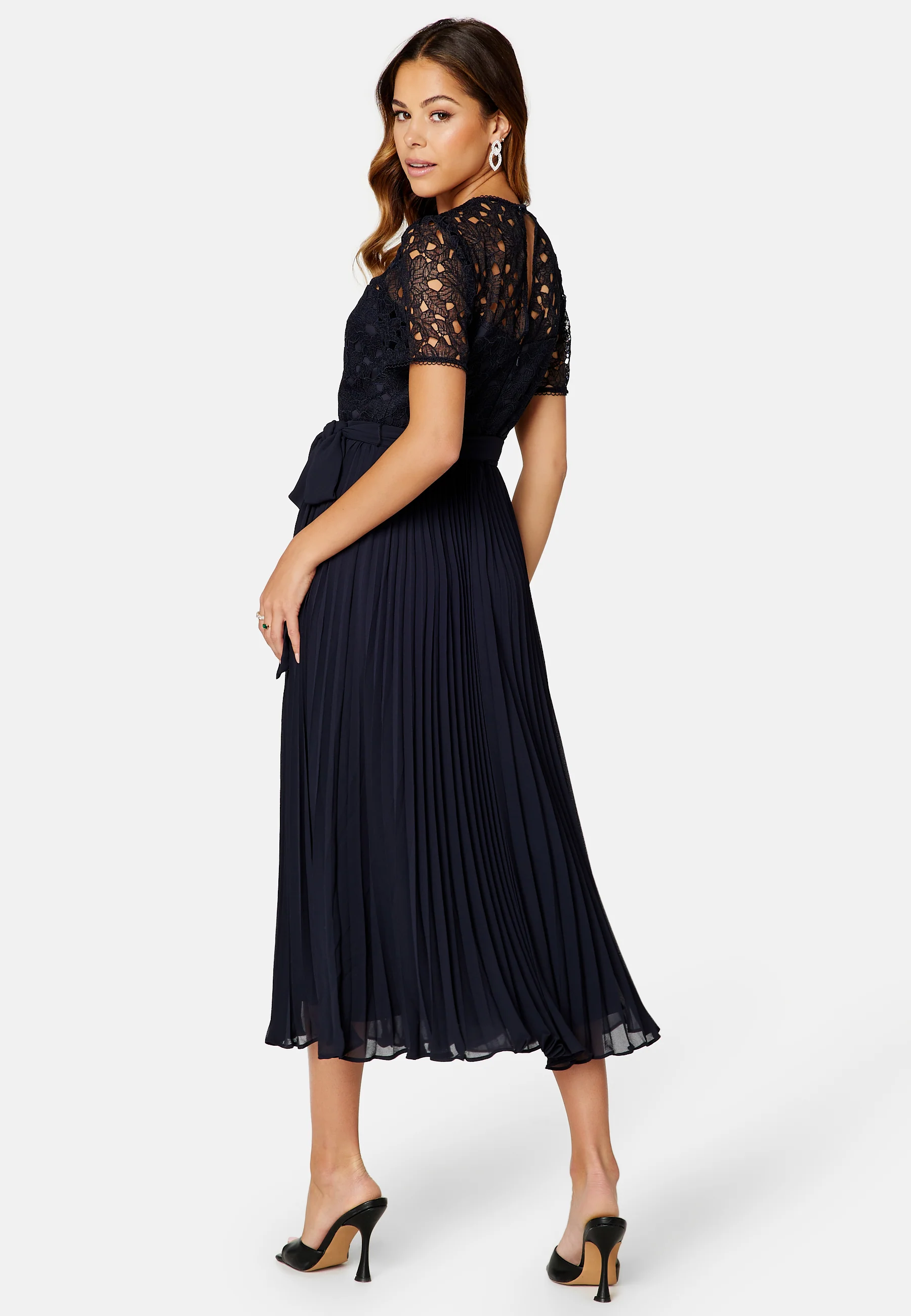 Khloe Lace 2 in 1 Midi Dress - Image 2