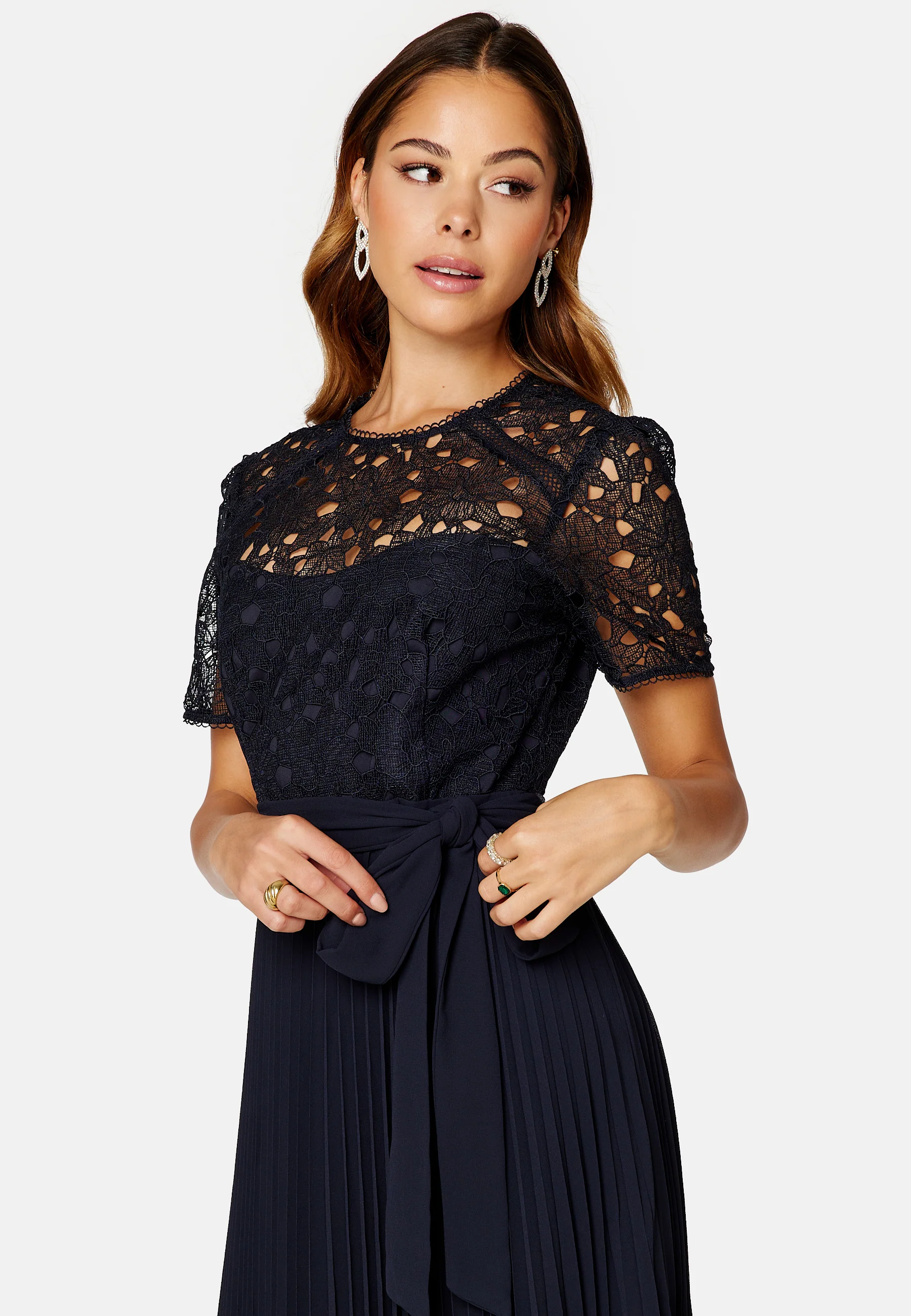 Khloe Lace 2 in 1 Midi Dress - Image 3