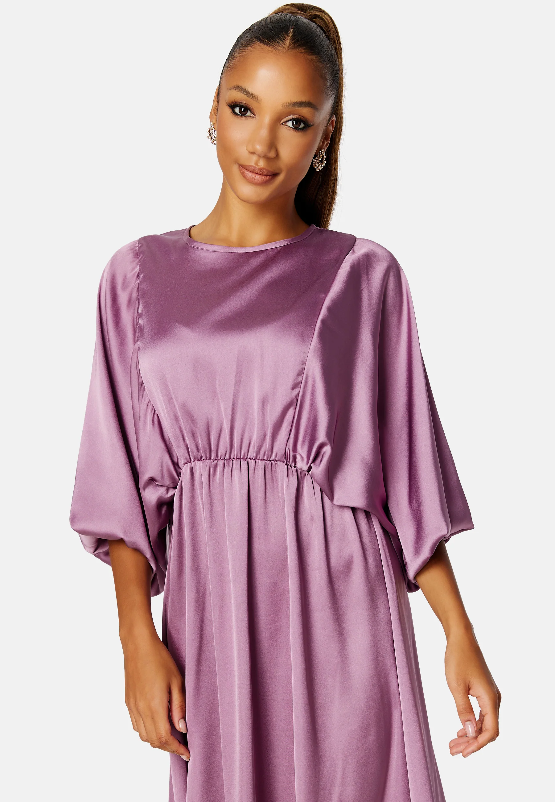 Khrista Satin Dress - Image 3