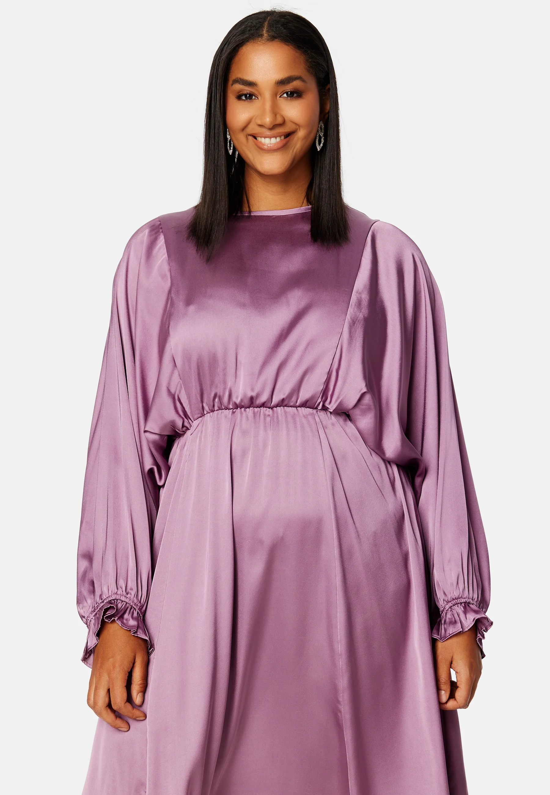 Khrista Satin Dress - Image 8