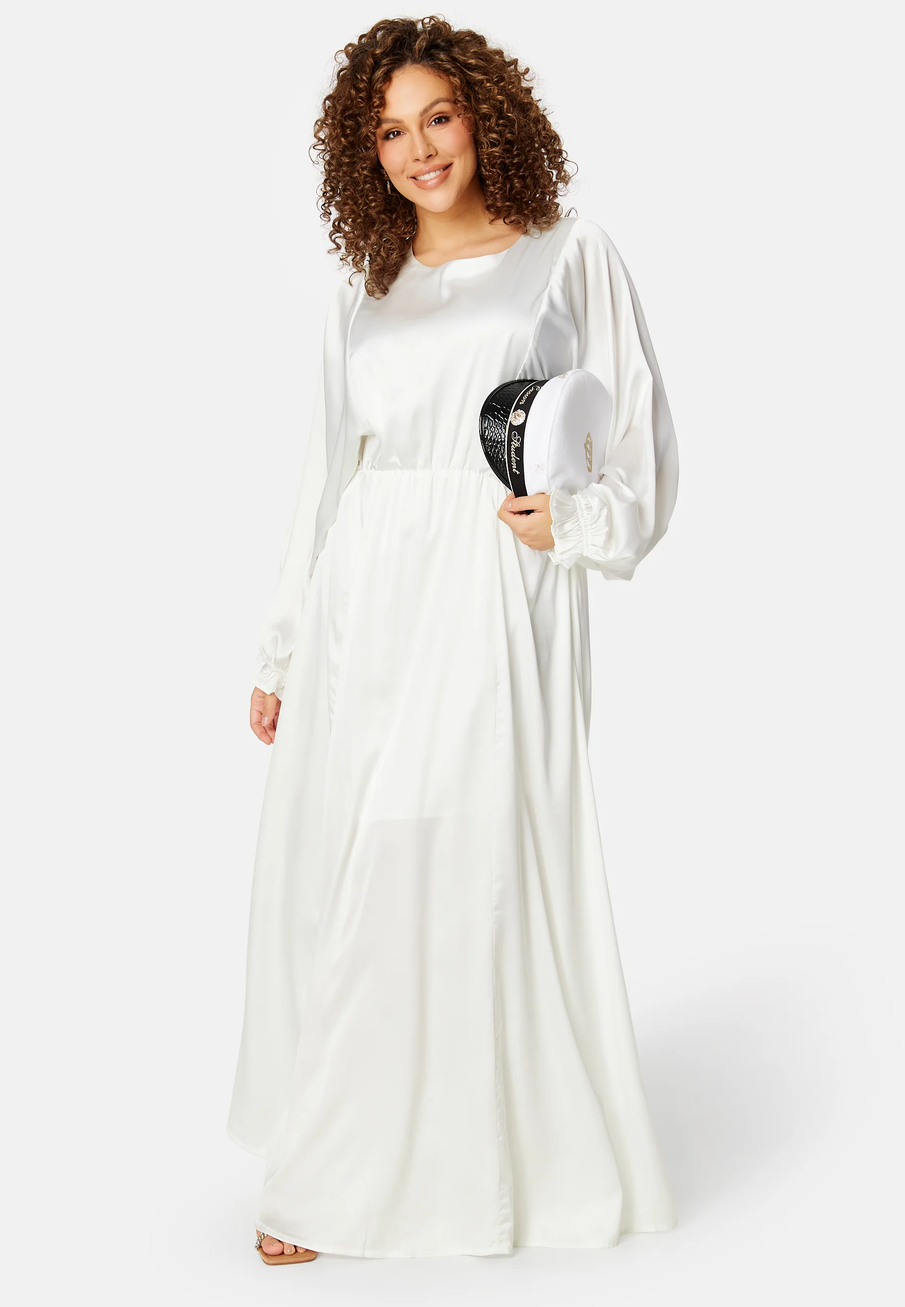 Khrista Satin Maxi Dress - Image 6
