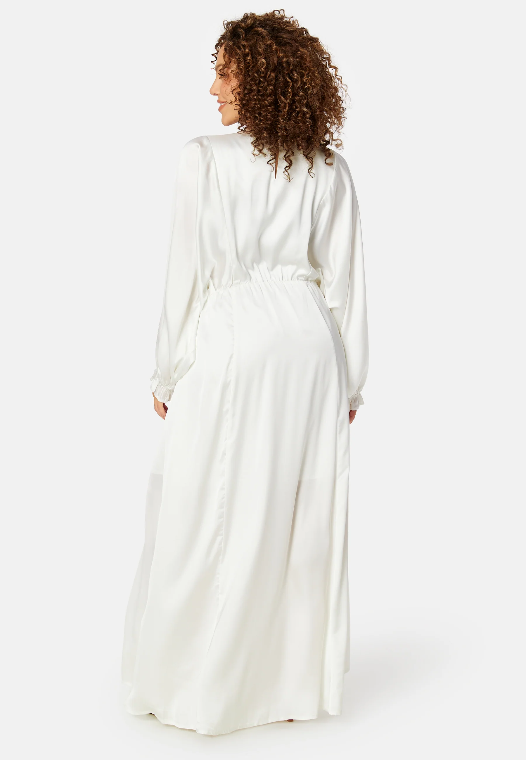 Khrista Satin Maxi Dress - Image 7