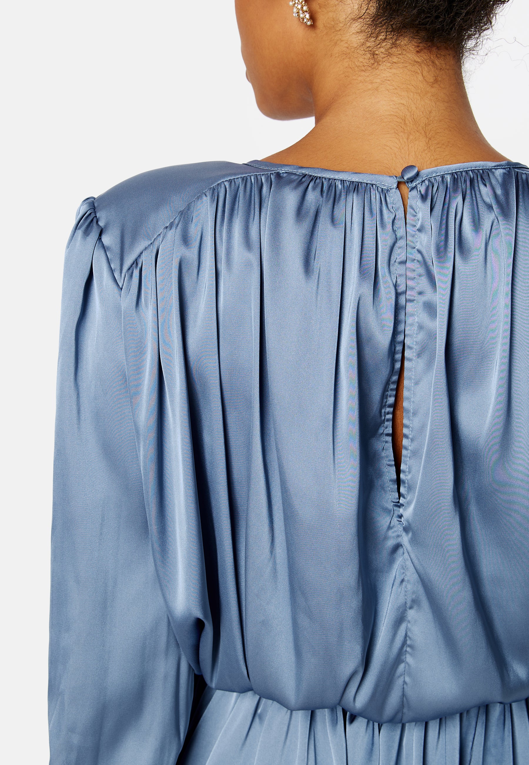 Klara Satin Dress - Image 5