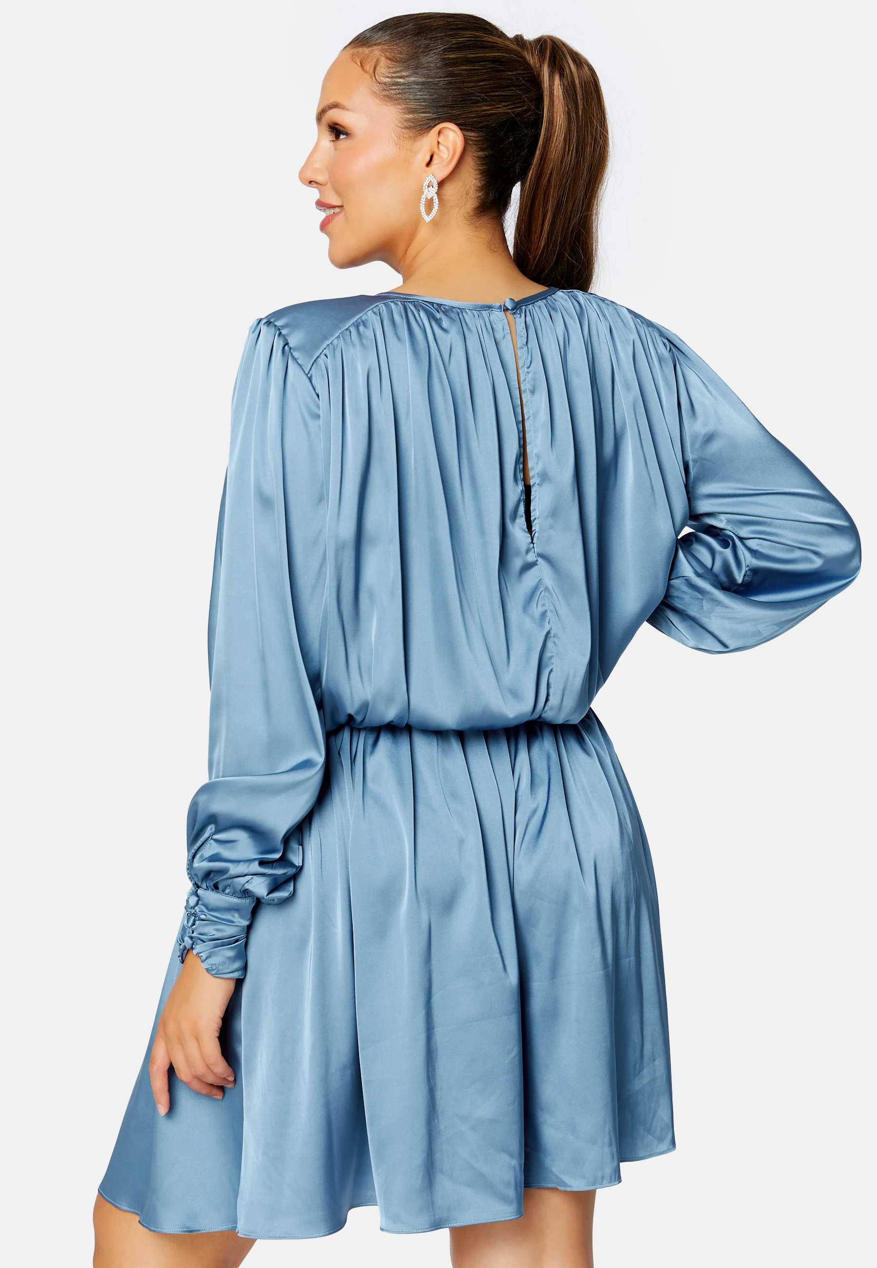 Klara Satin Dress - Image 8