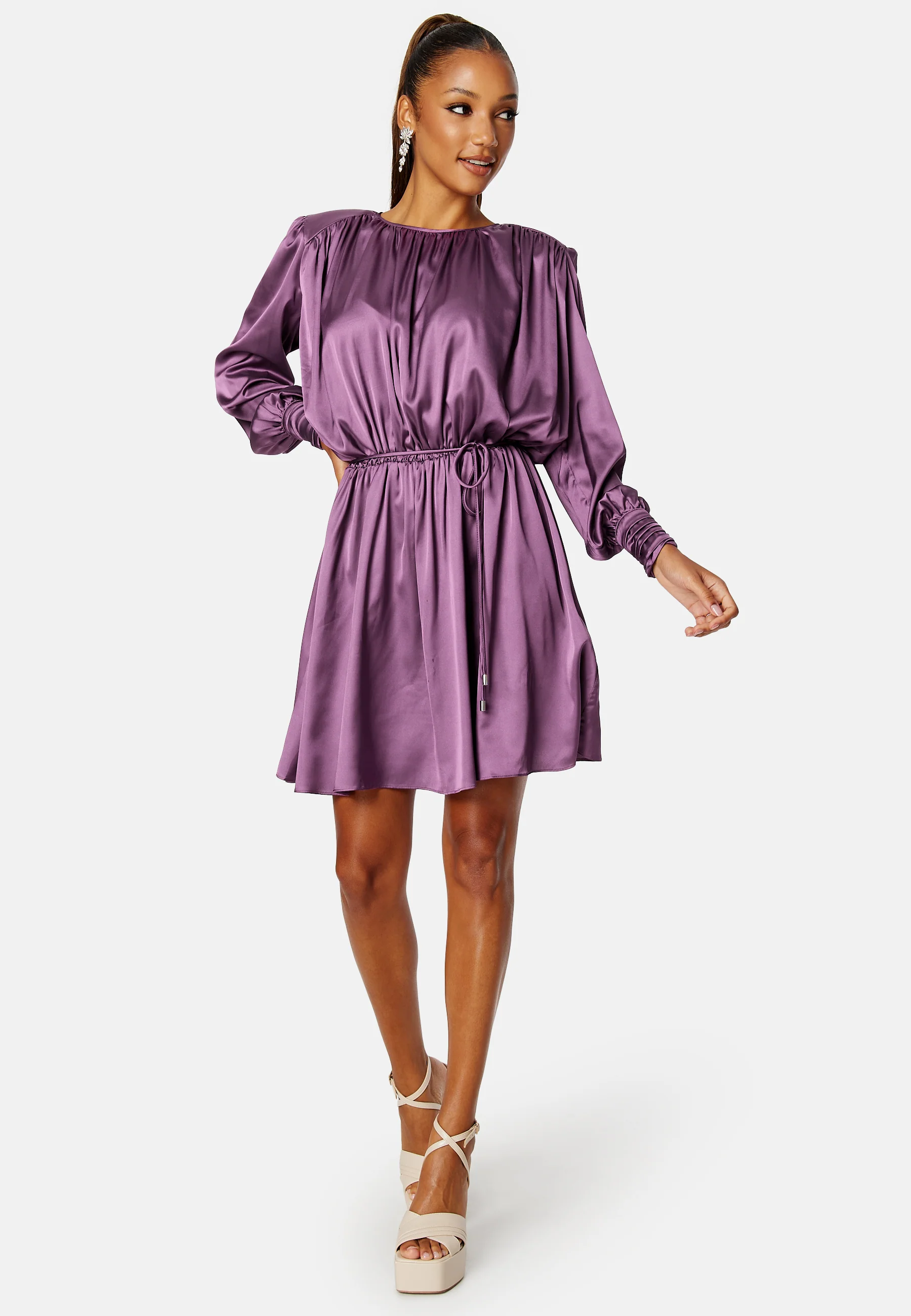 Klara Satin Dress - Image 2