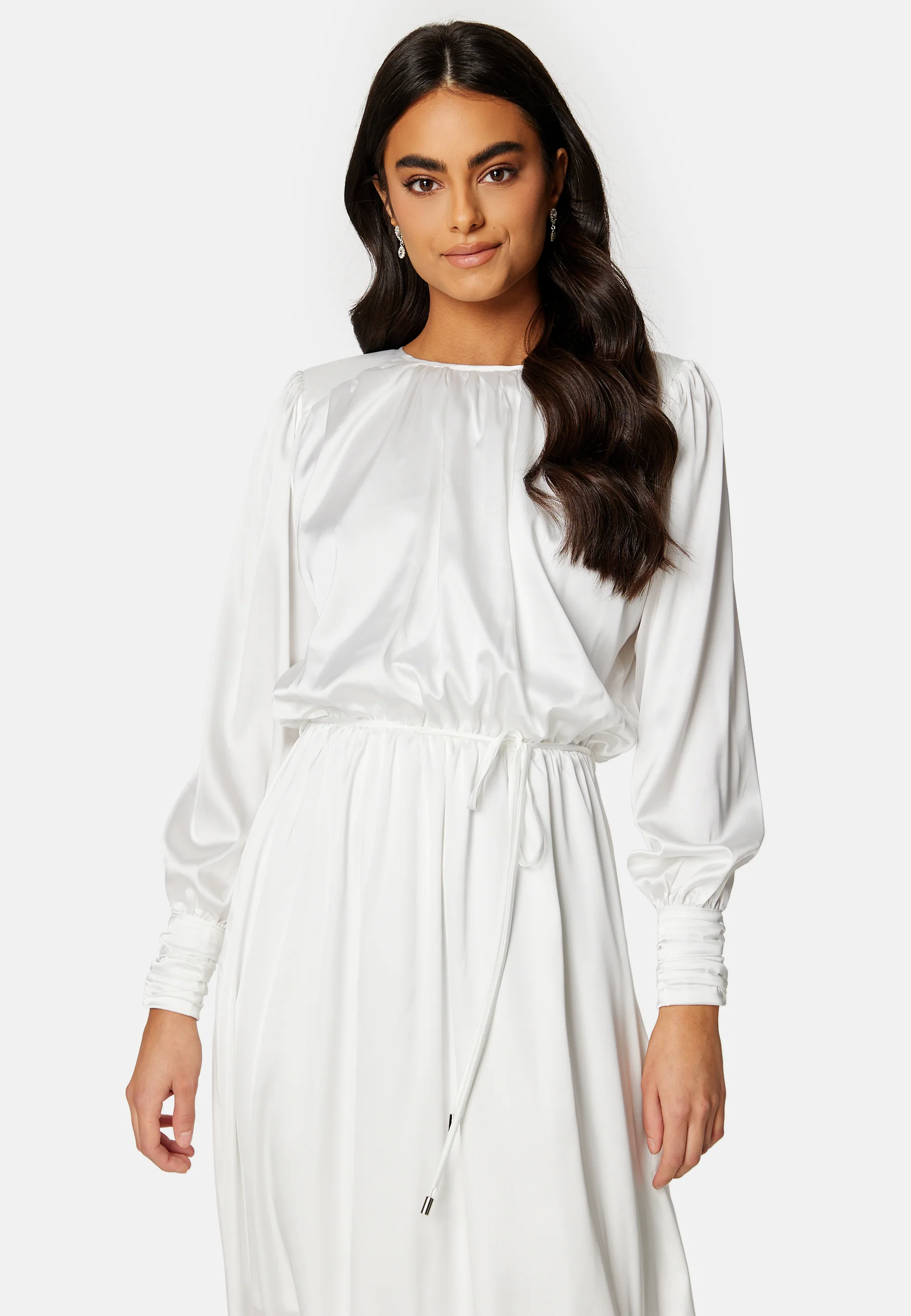 Klara Satin Maxi  Dress - Image 3