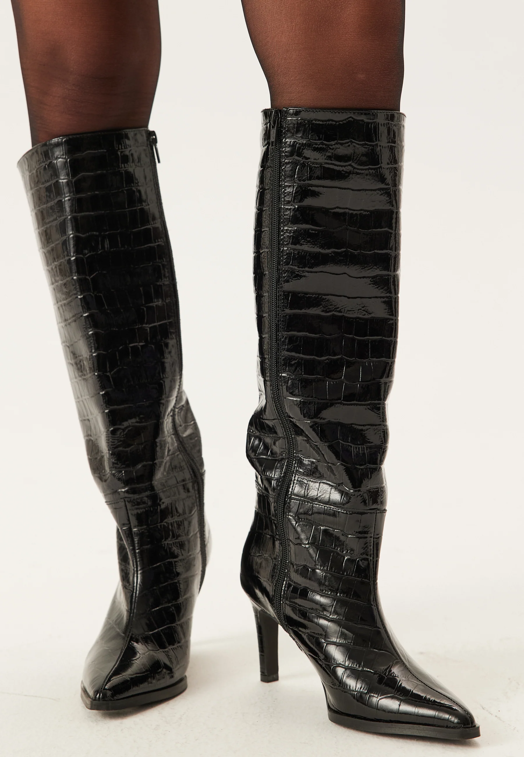 Knee High Leather Boot - Image 2