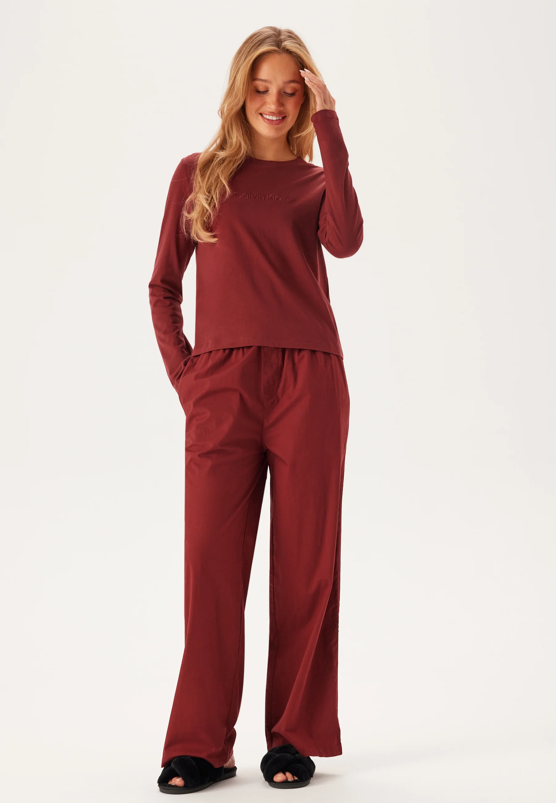 L/S SLEEP SET (COTTON TEE/PANT)