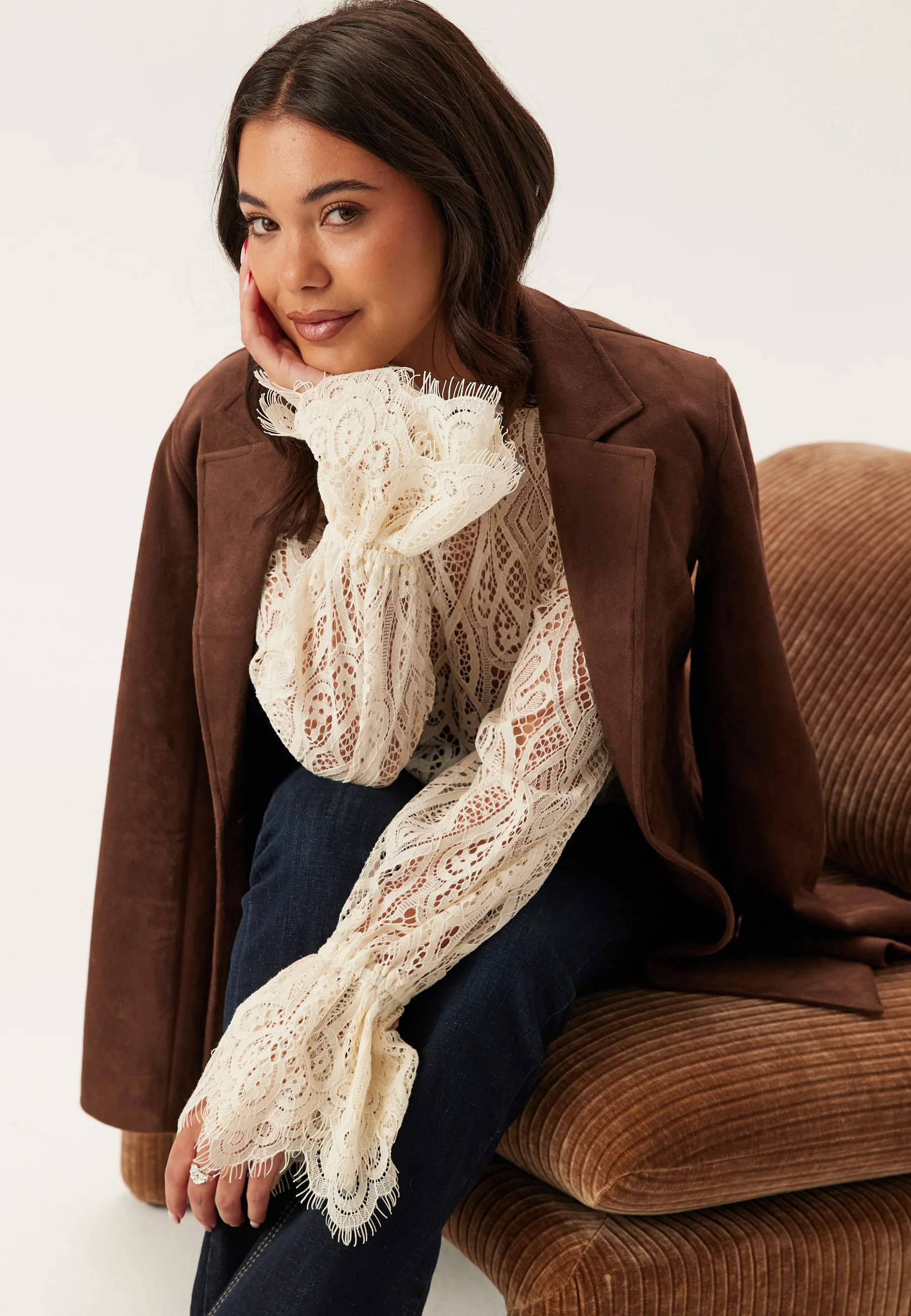 Lace Bow Blouse - Image 7