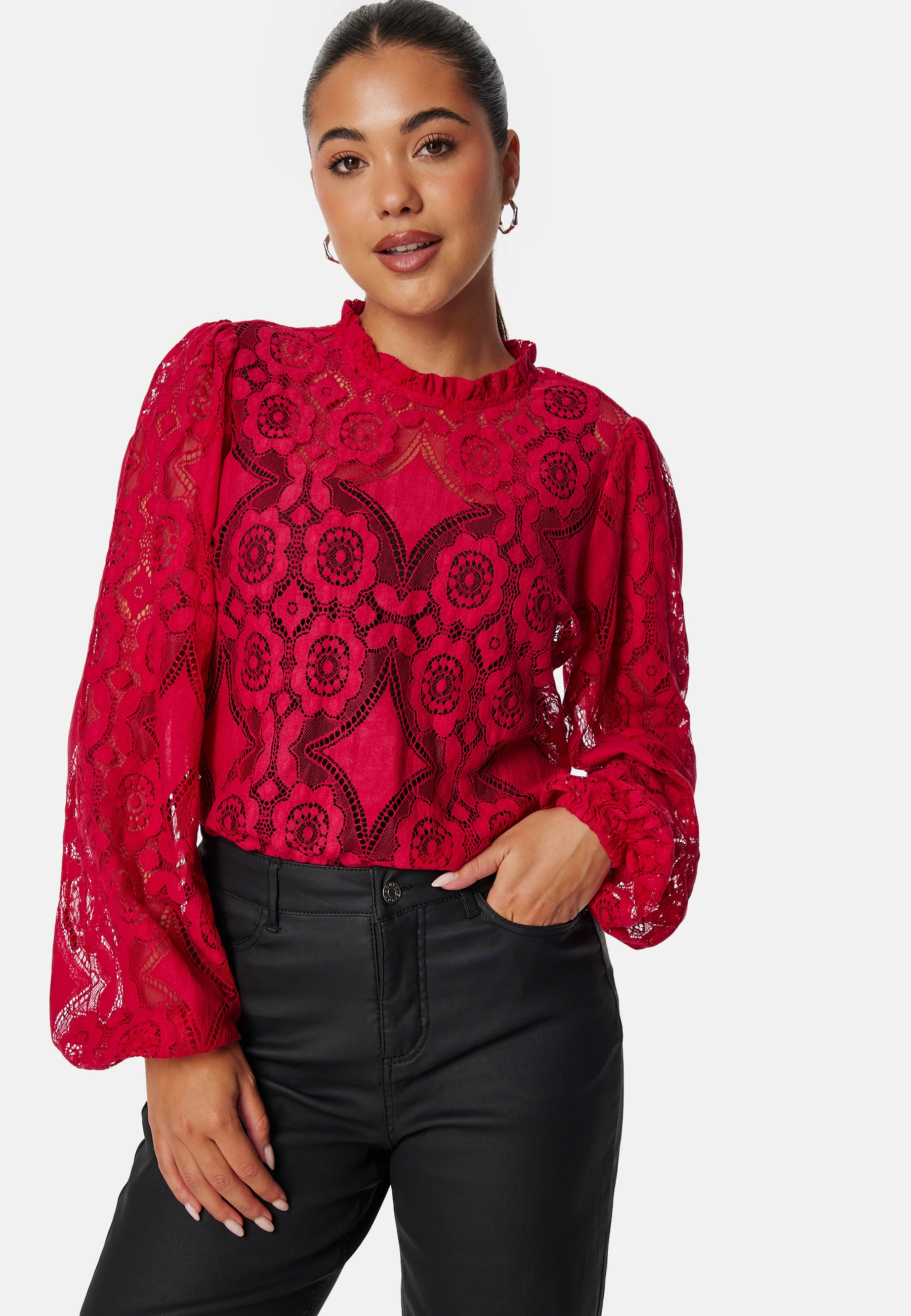 Lace L/S Blouse - Image 3