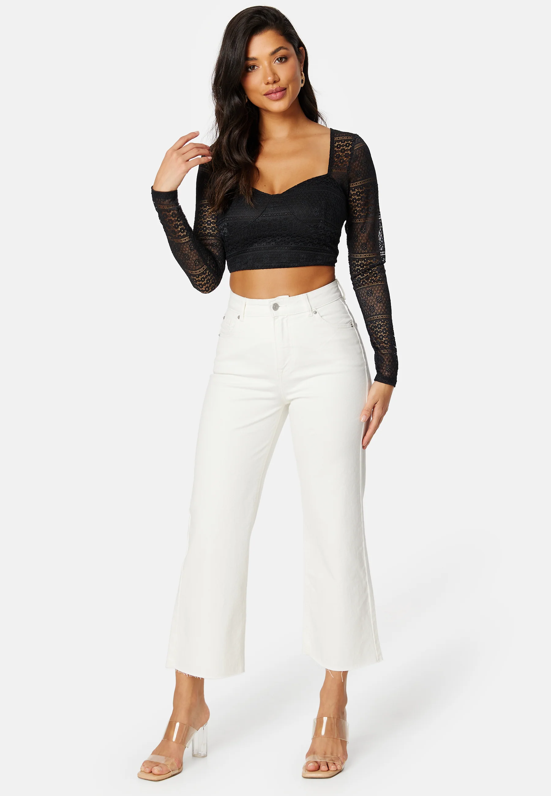 Lace L/S Bustier Top - Image 2