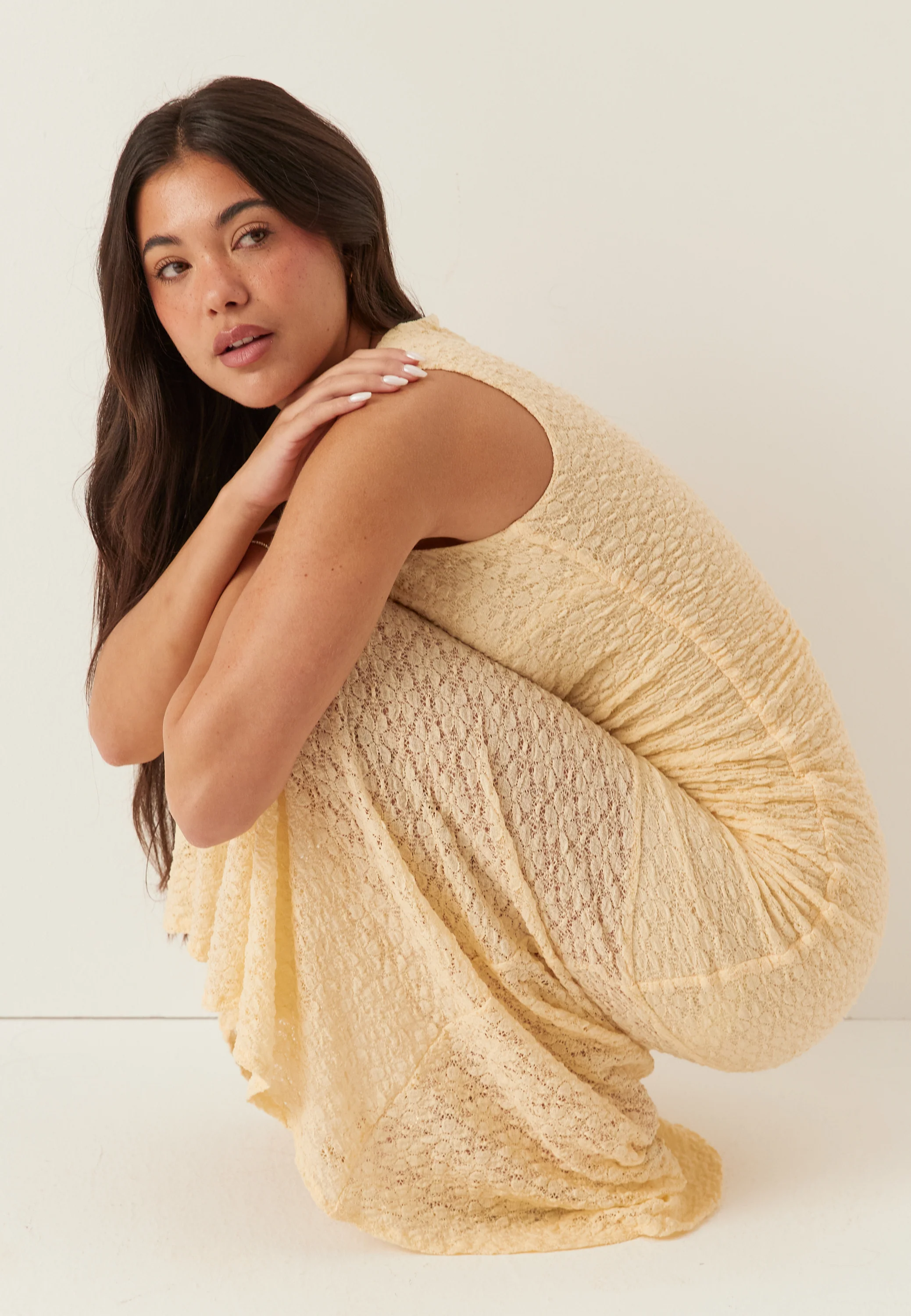 Lace Maxi Dress - Image 6