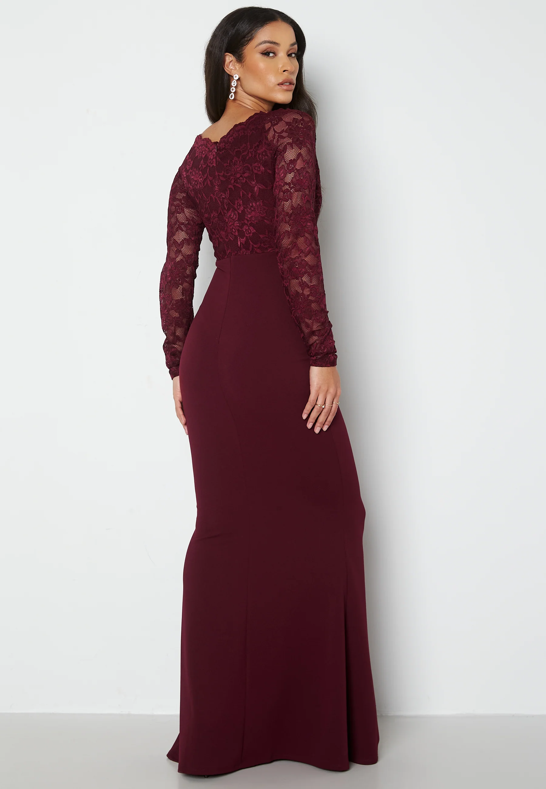 Lace Trim Maxi Dress - Image 2