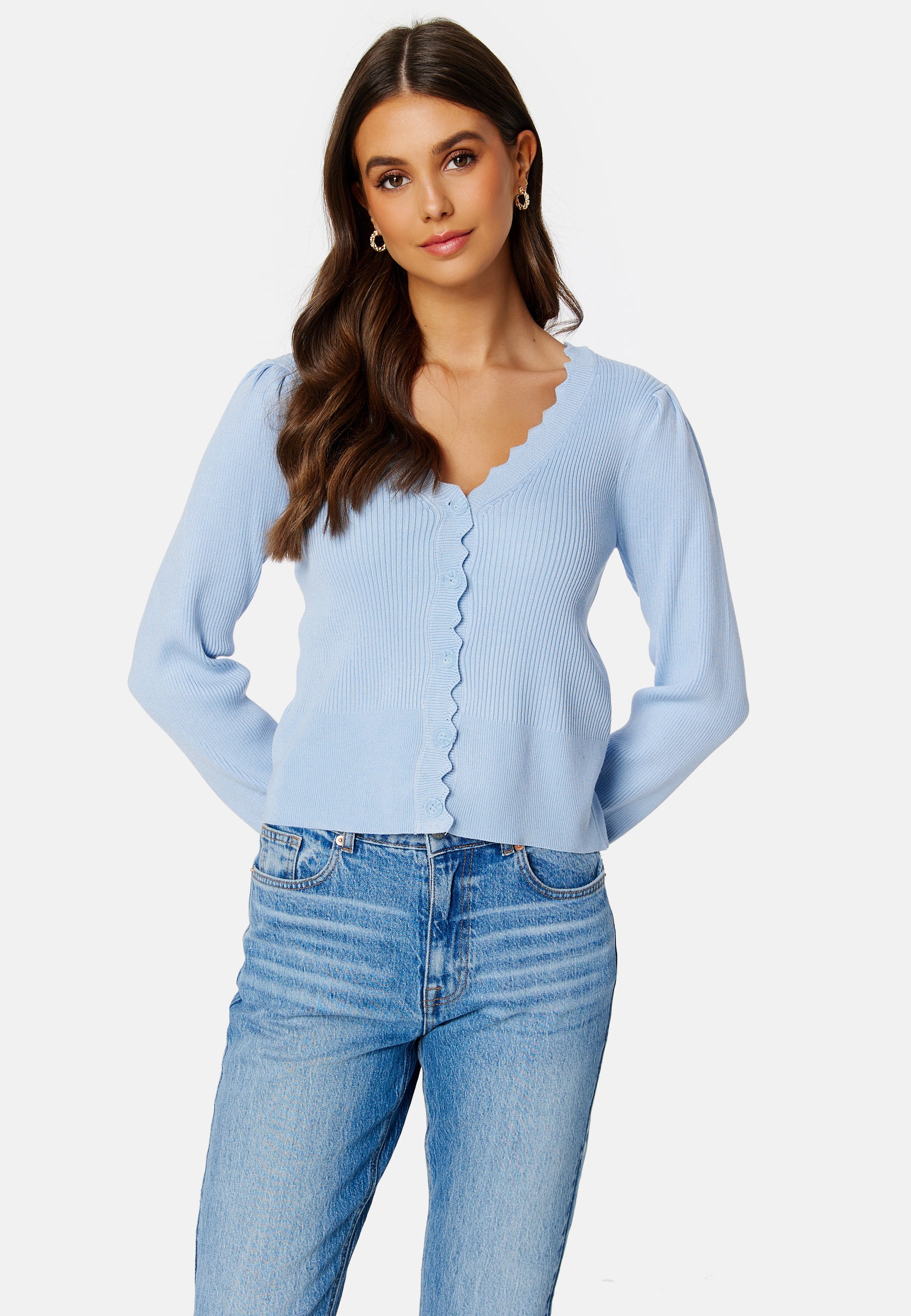 Lalana Rev L/S Knit Cardigan - Image 3