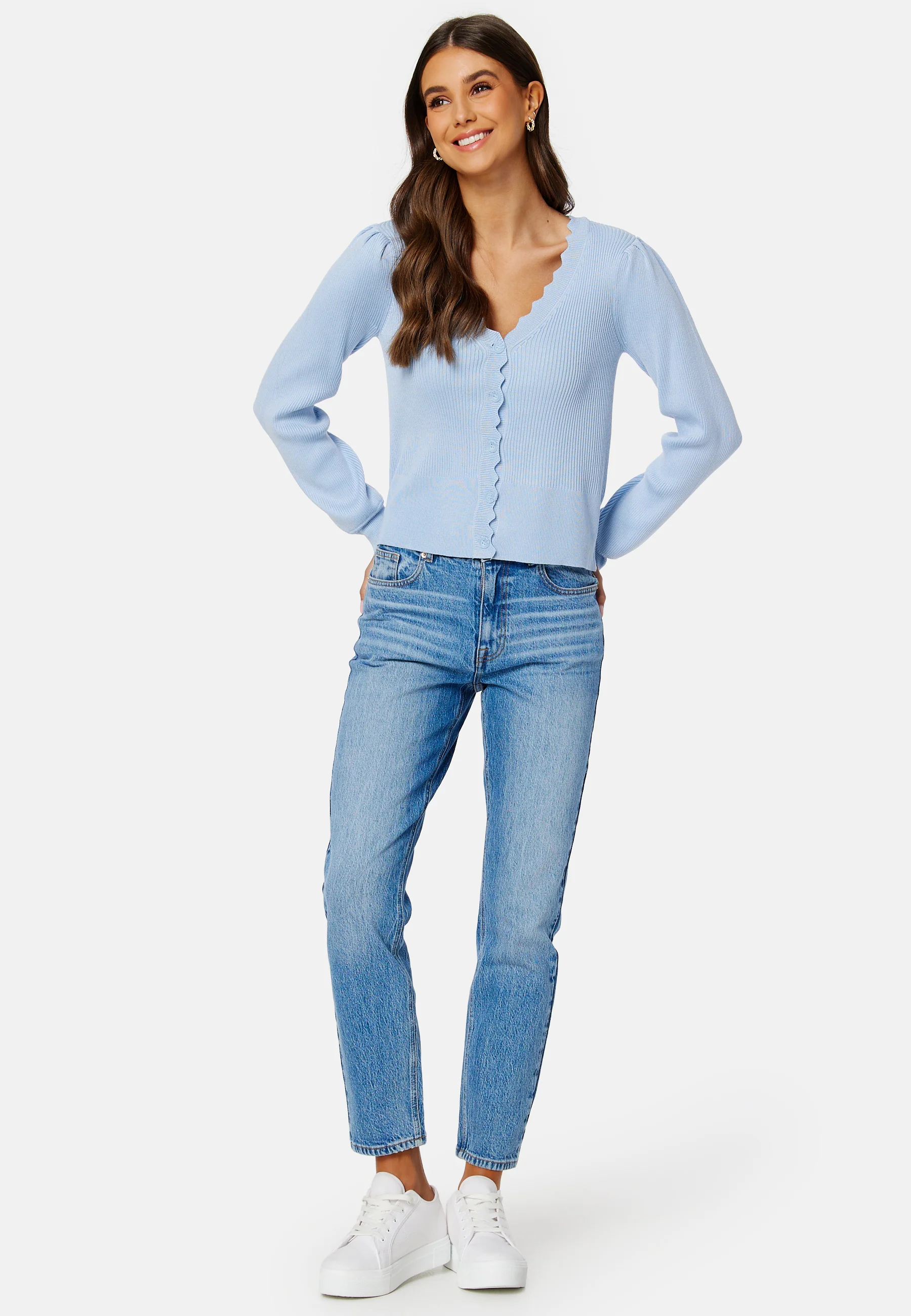 Lalana Rev L/S Knit Cardigan - Image 5