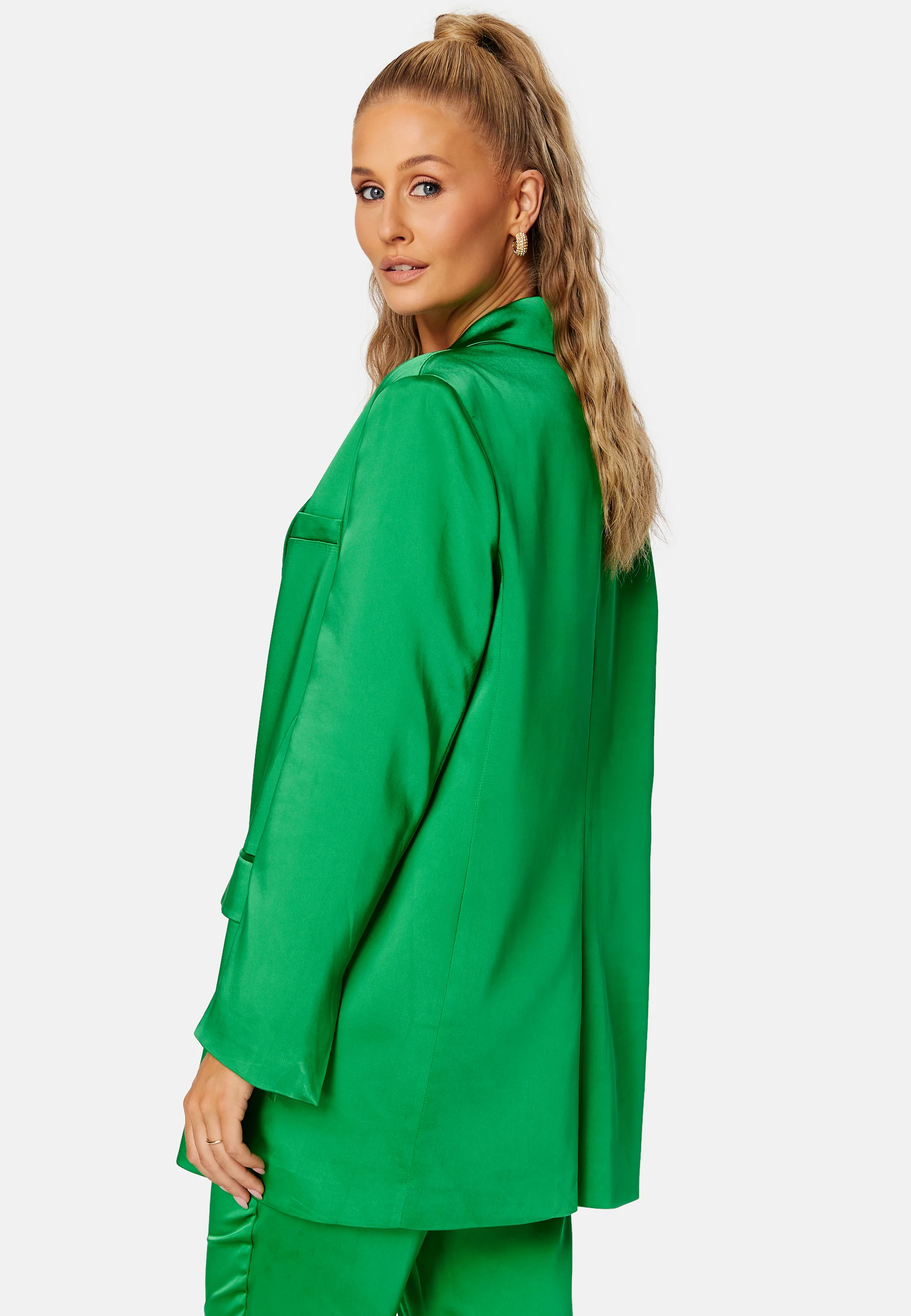 Lana-Mayra Satin Blazer - Image 3