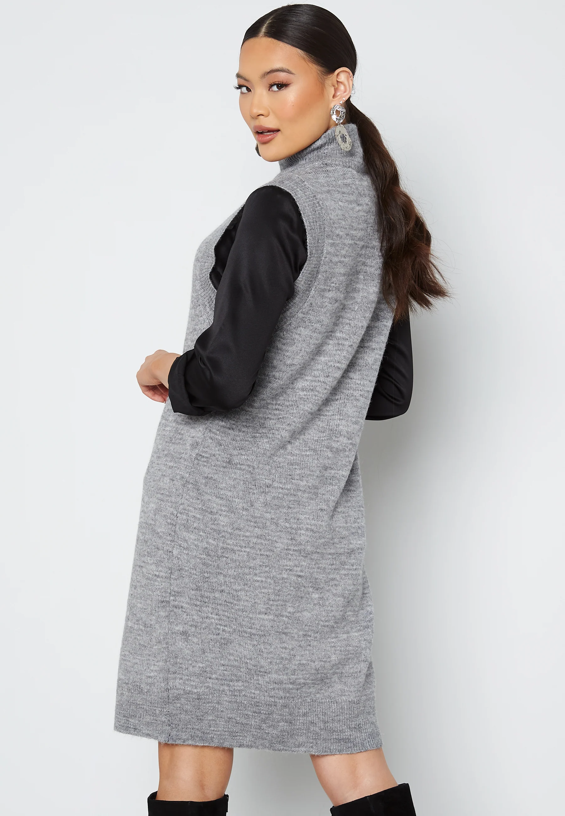 Lauren S/L knit waistcoat - Image 3