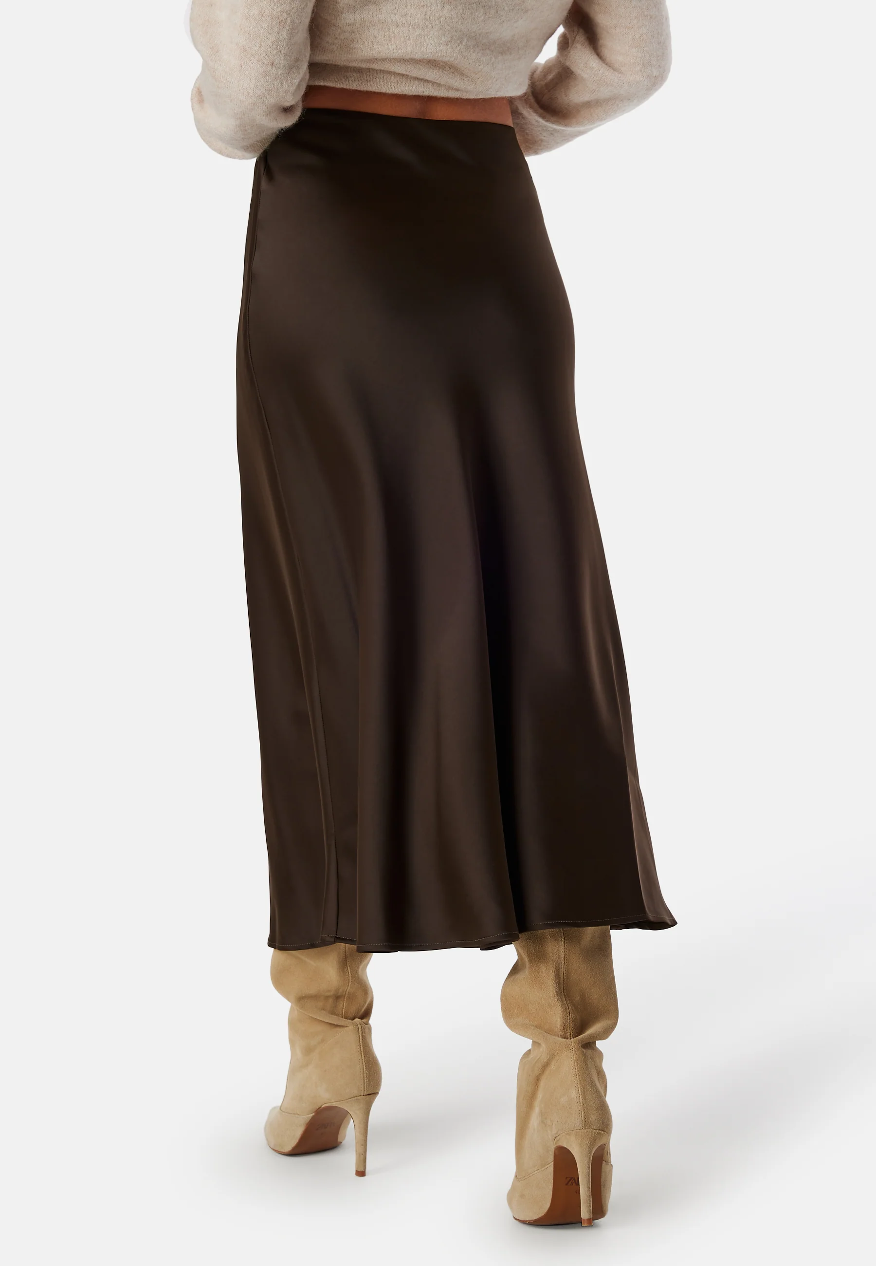 Lena High Waist Midi Skirt - Image 3