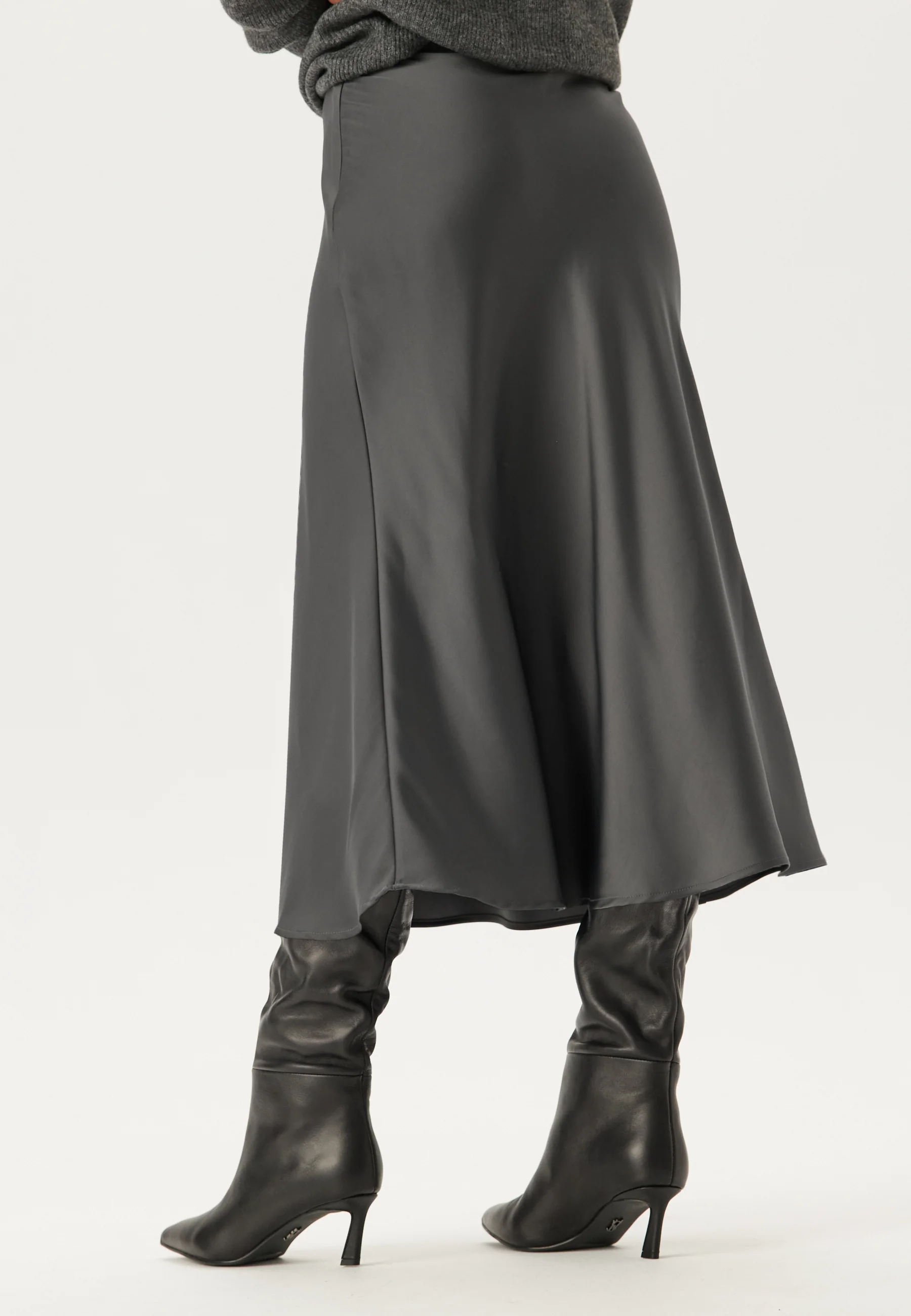 Lena High Waist Midi Skirt - Image 2