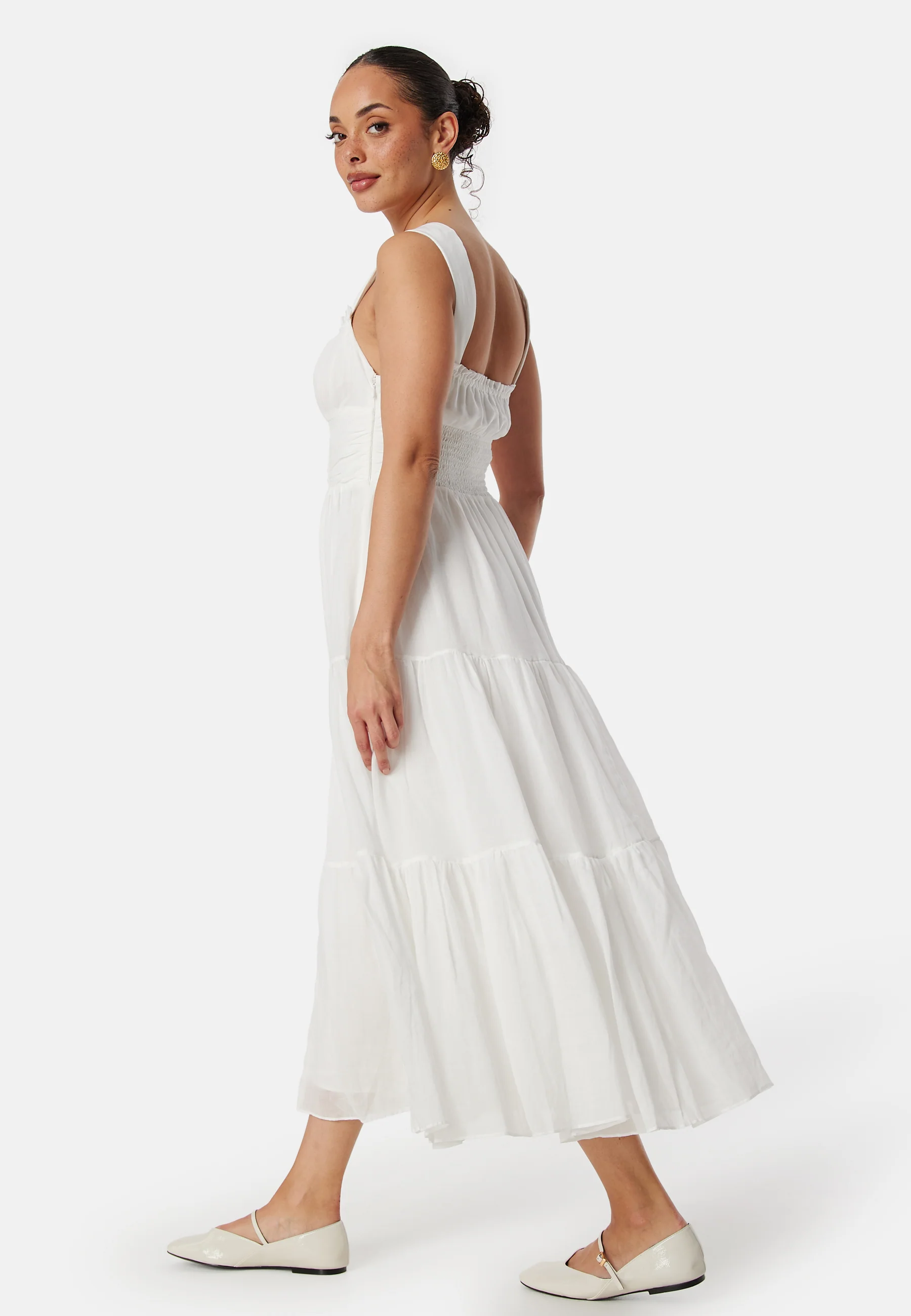 Lena Ruched Bodice Midaxi Dress - Image 3