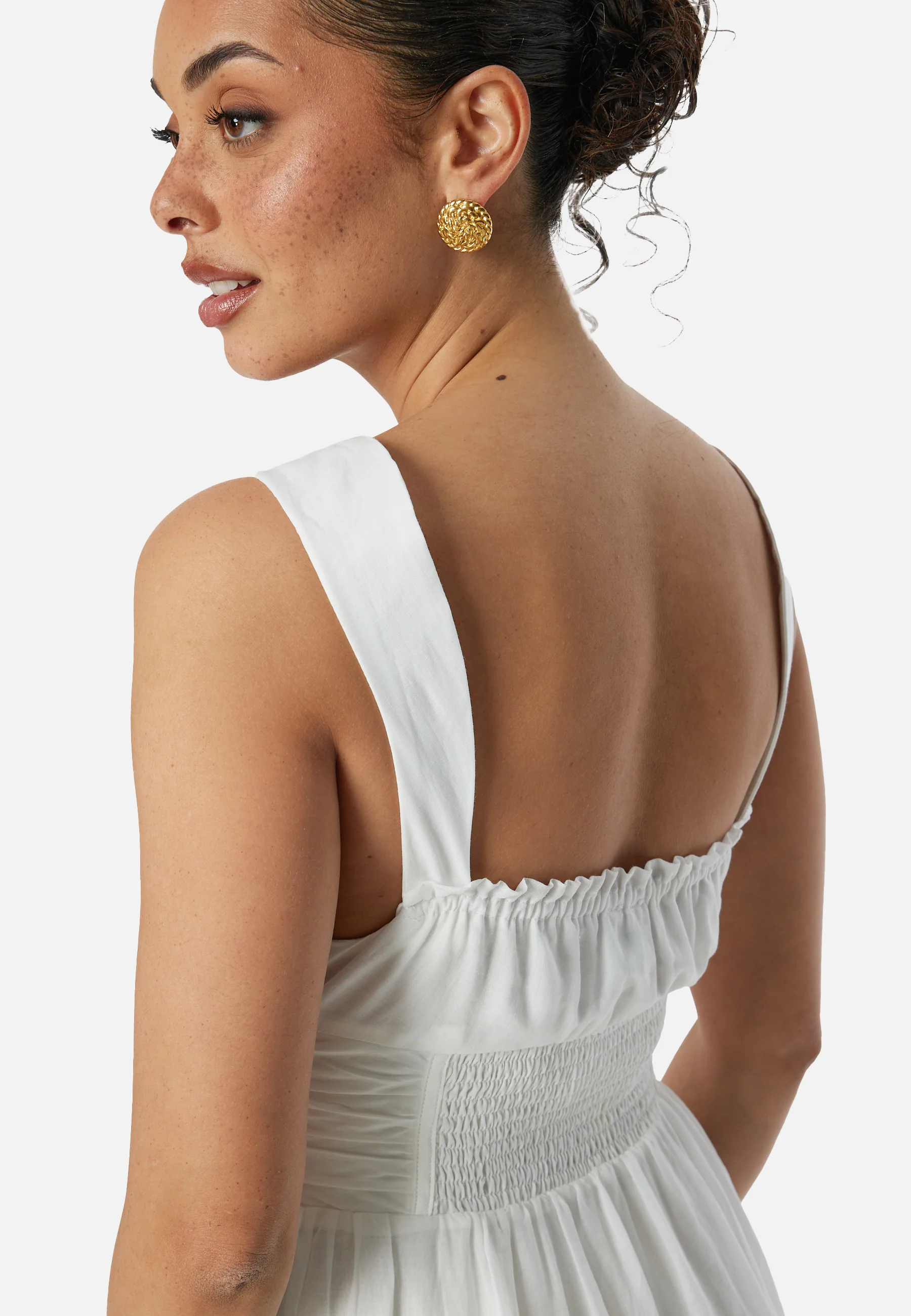 Lena Ruched Bodice Midaxi Dress - Image 4