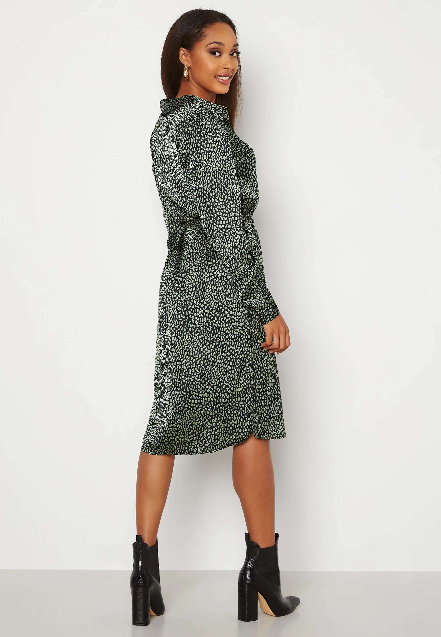 Leona Calf Shirt Dress - Image 2