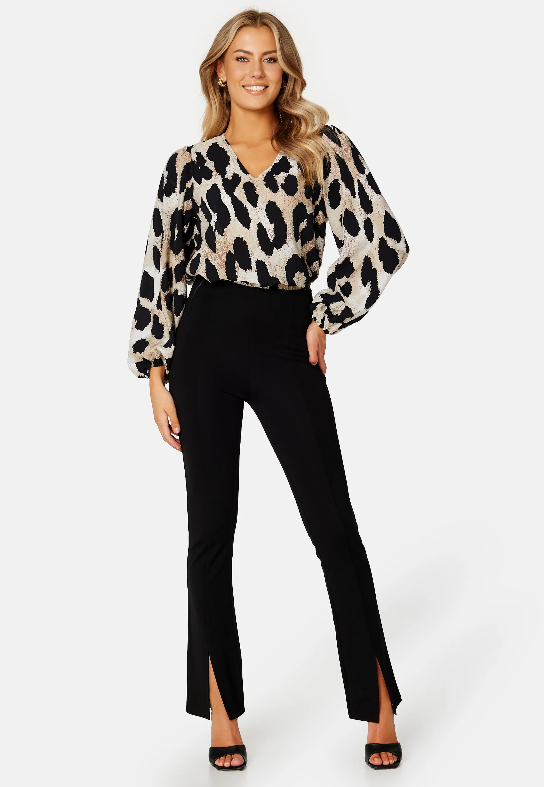 Leonora L/S V-Neck Top - Image 2
