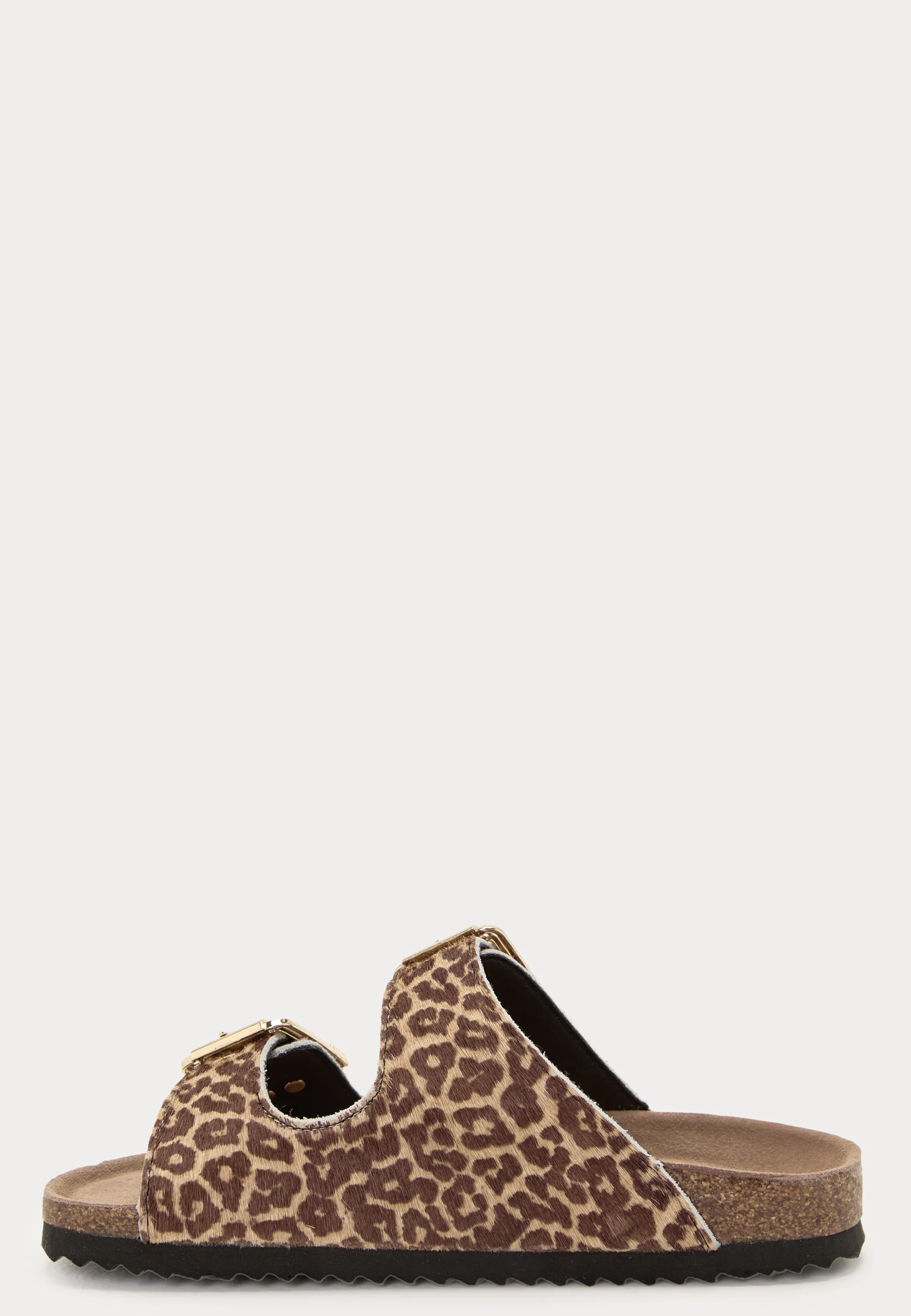Leopard Two Buckle Sandal - Image 4