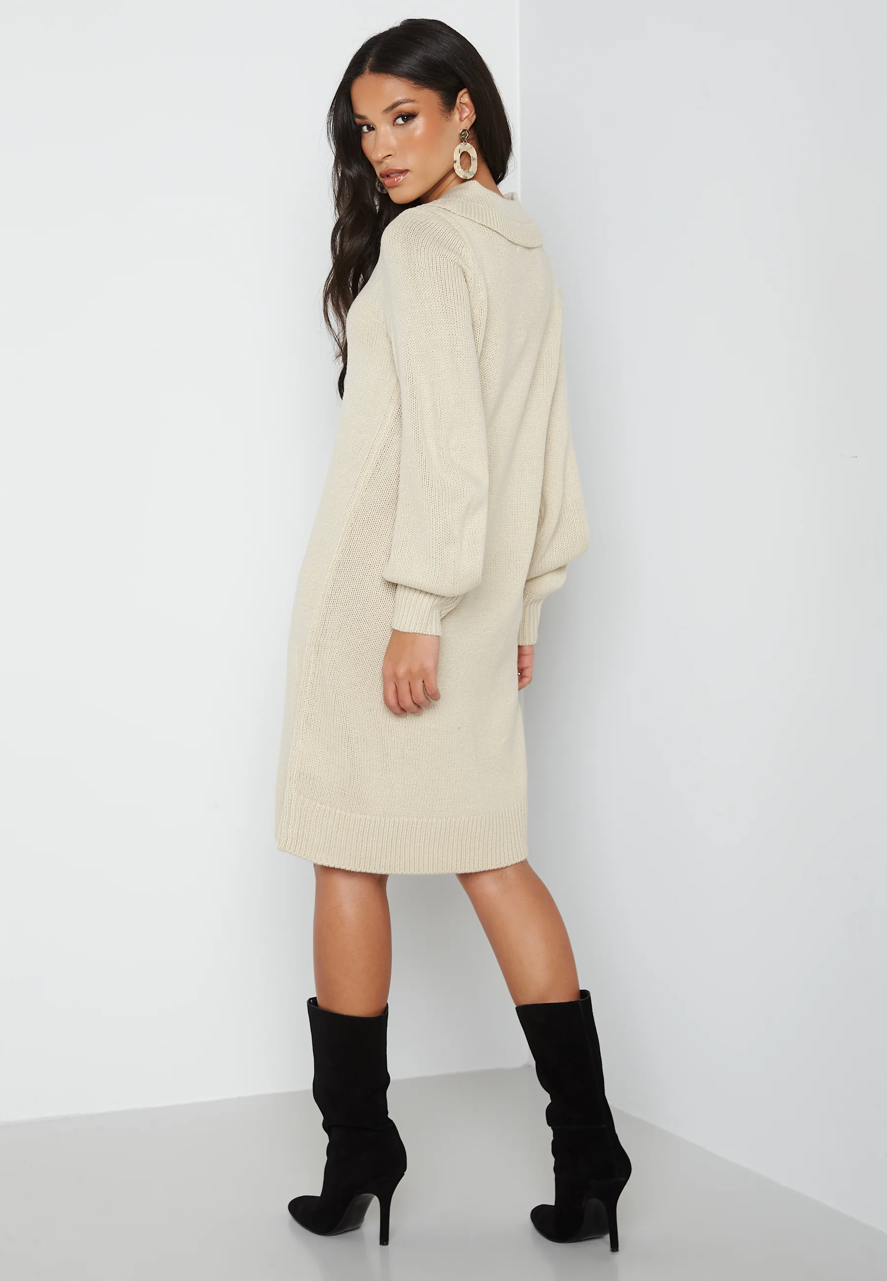 Lexa L/S Collar Dress Knit - Image 2