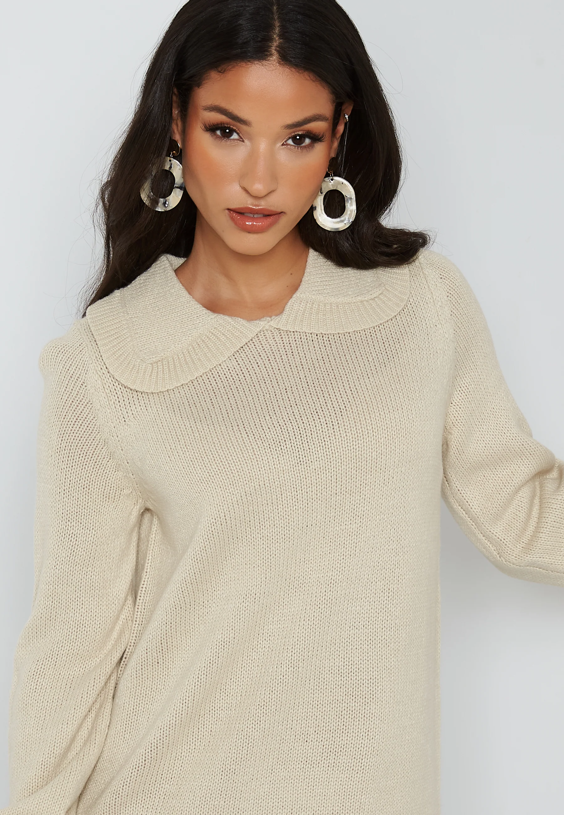 Lexa L/S Collar Dress Knit - Image 4