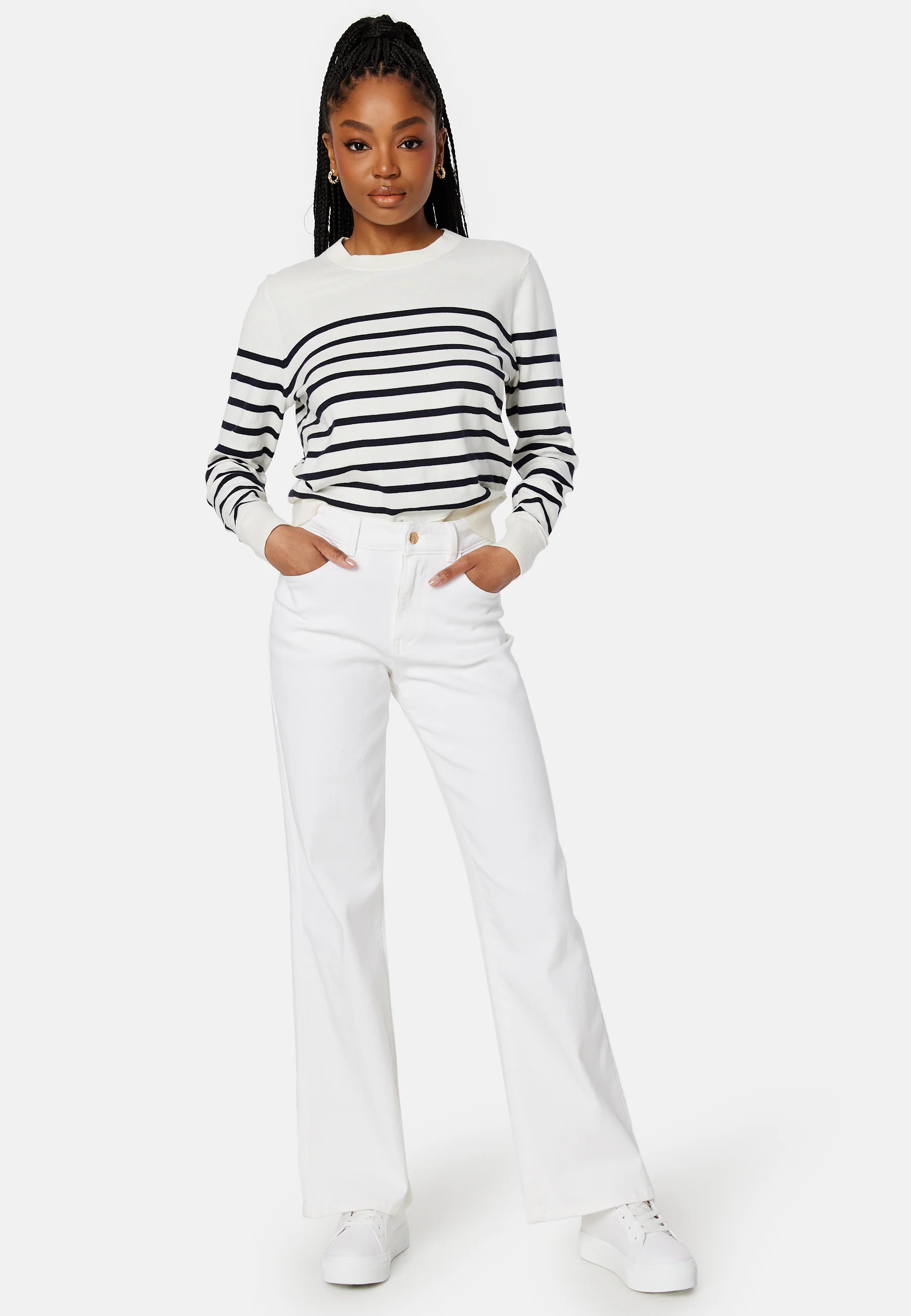 Light Cotton Breton C-Neck - Image 2