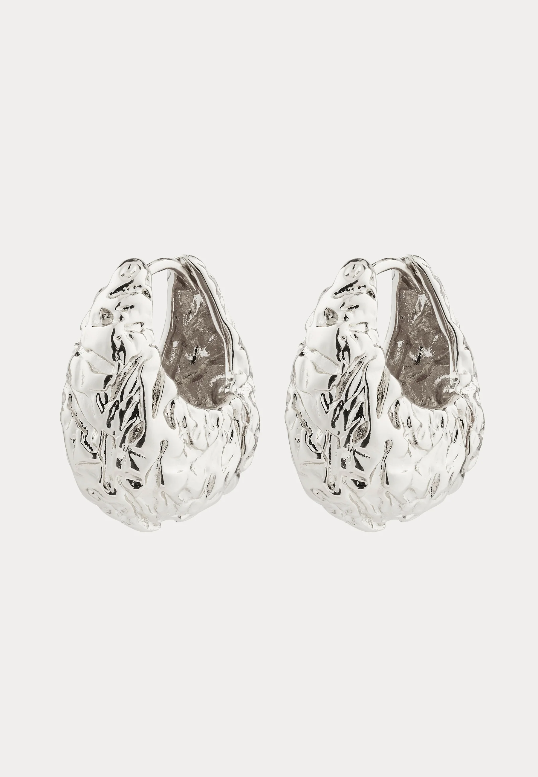 Lincoln Recycled Earrings Silv - Image 2