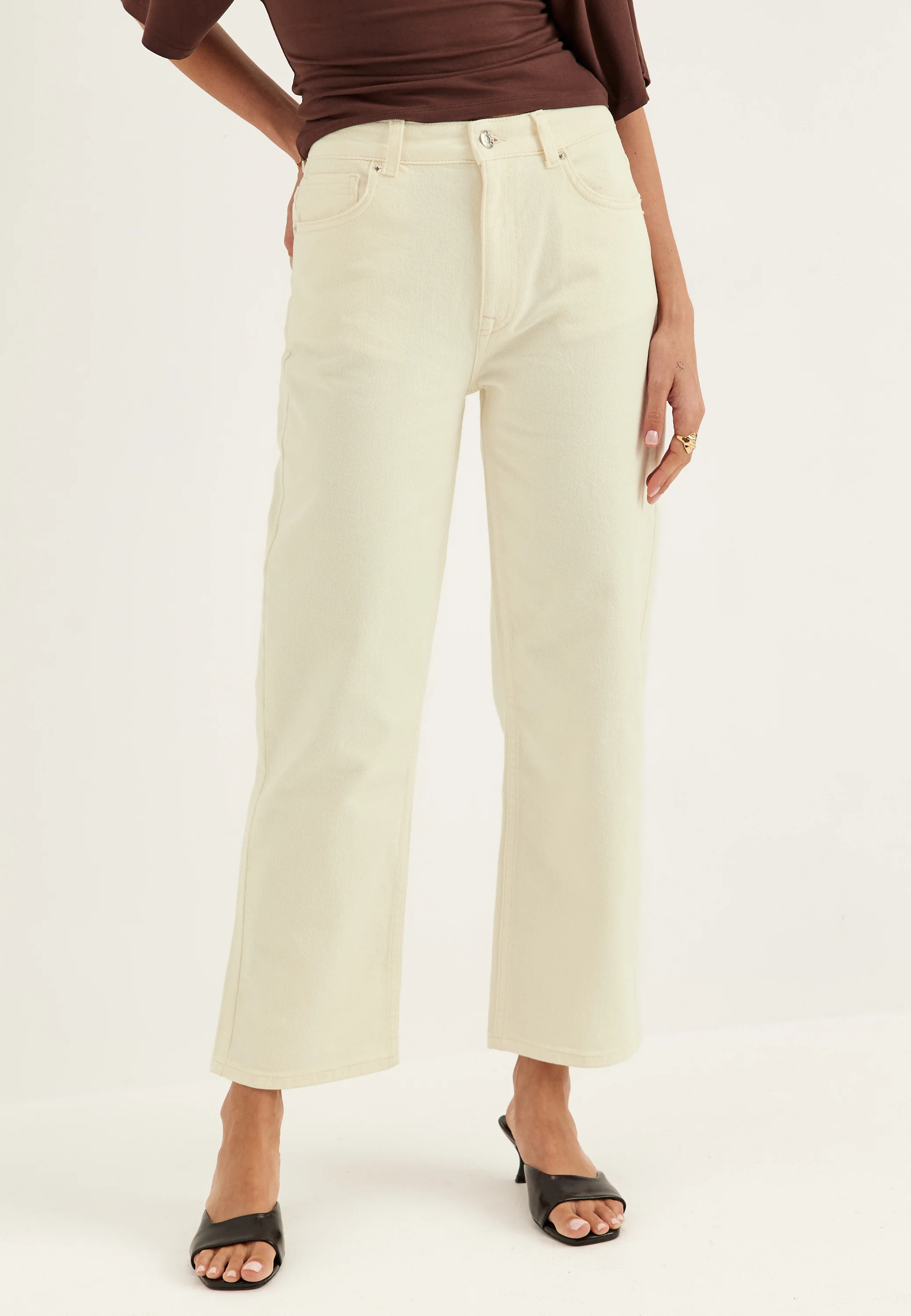 Linn High Straight Ankle Jeans - Image 2
