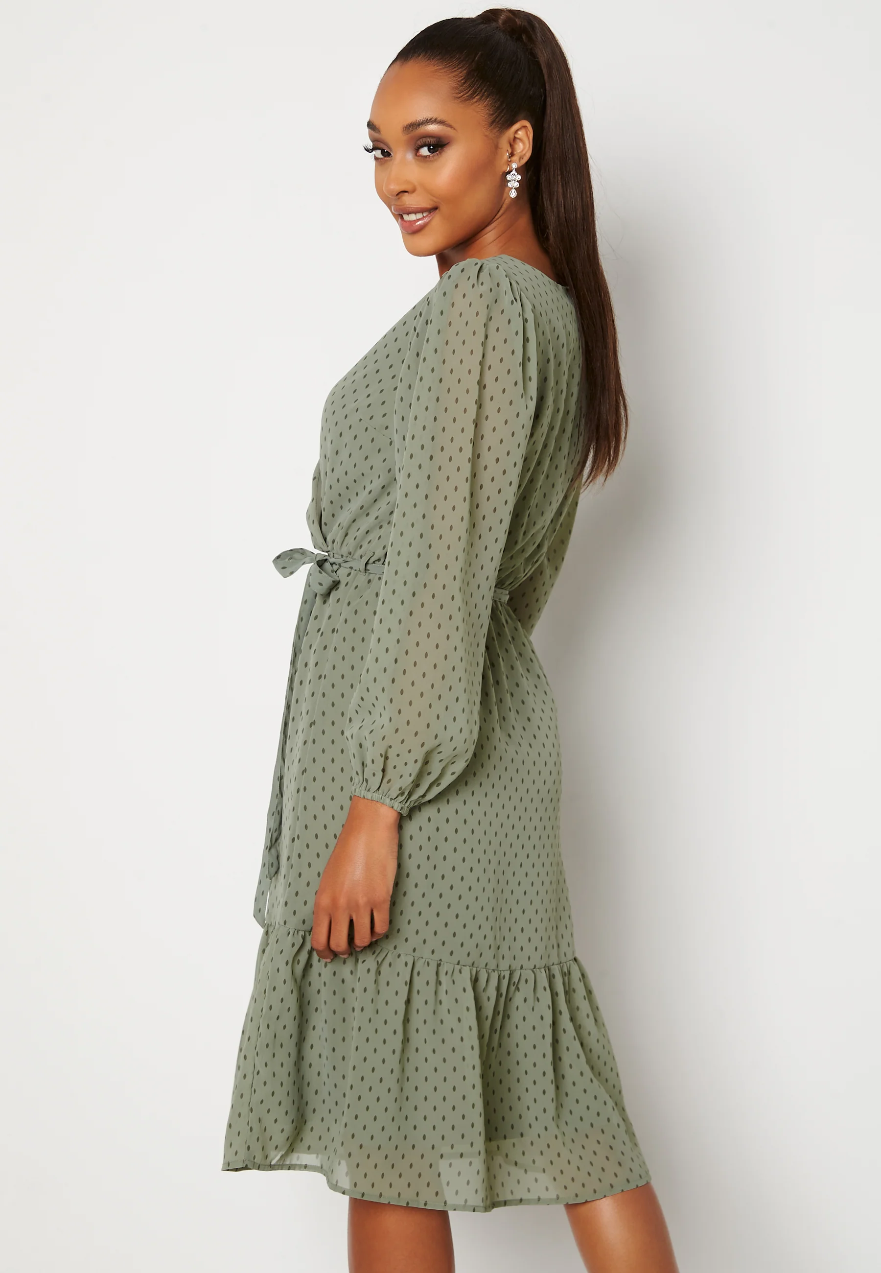 Linn midi Long Sleeve Dress - Image 3