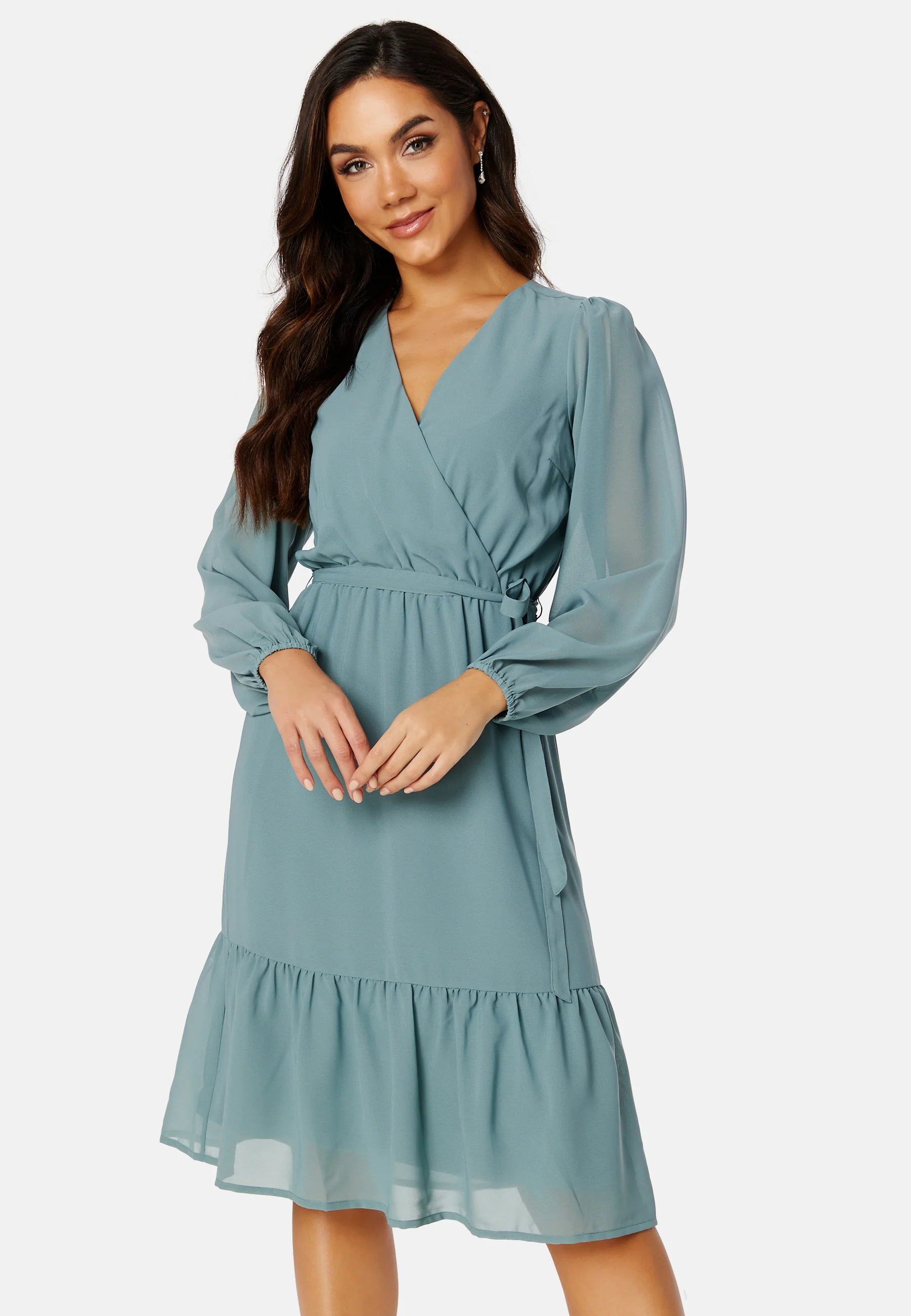 Linn midi Long Sleeve Dress - Image 2