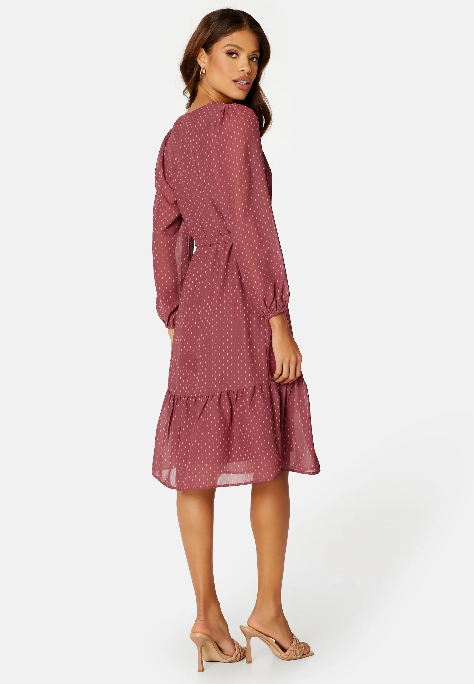 Linn midi Long Sleeve Dress - Image 2