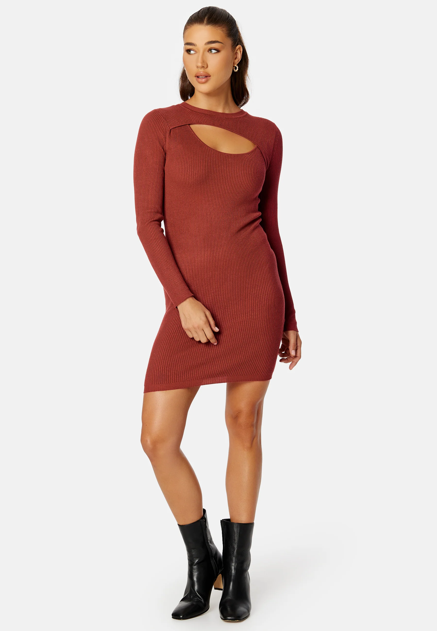 Liza L/S Peek-A-Boo Dress - Image 2