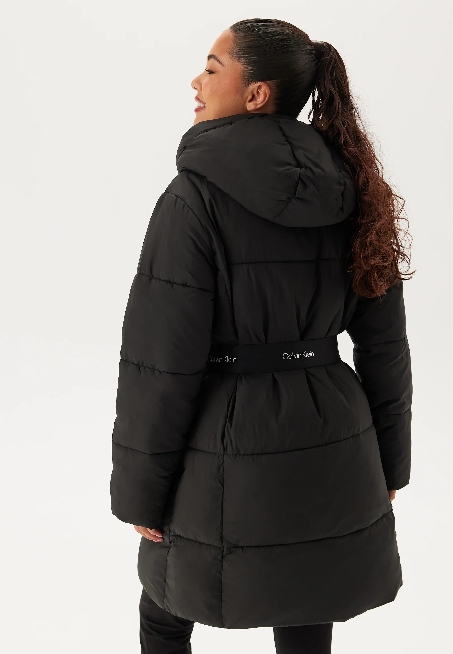 Logo Belt Long Puffer - Image 2