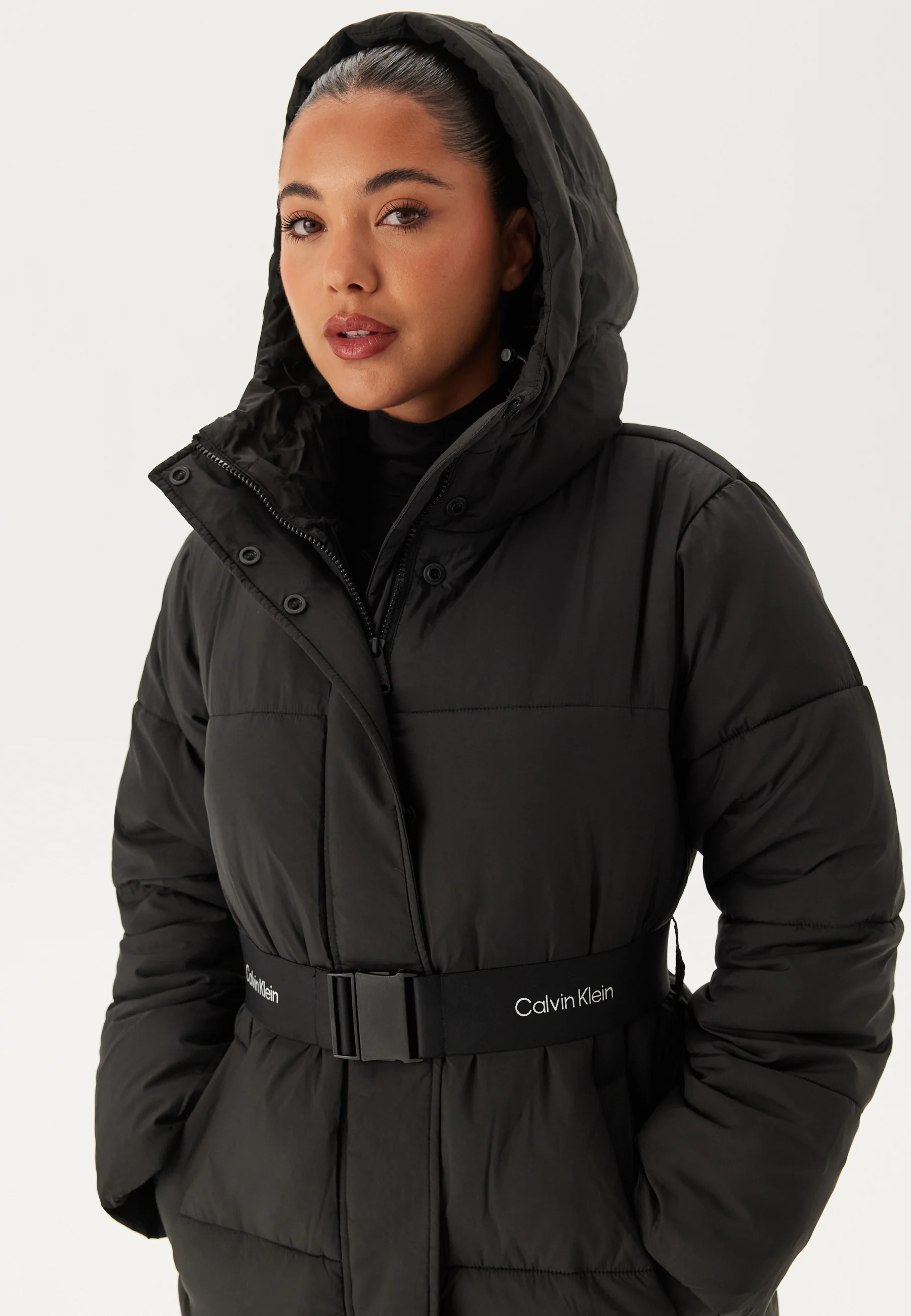 Logo Belt Long Puffer - Image 5