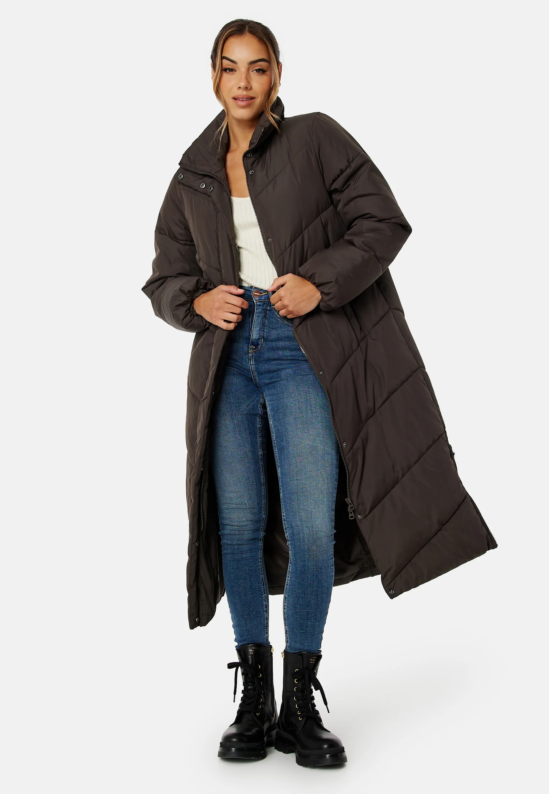 Long Padded Jacket - Image 4