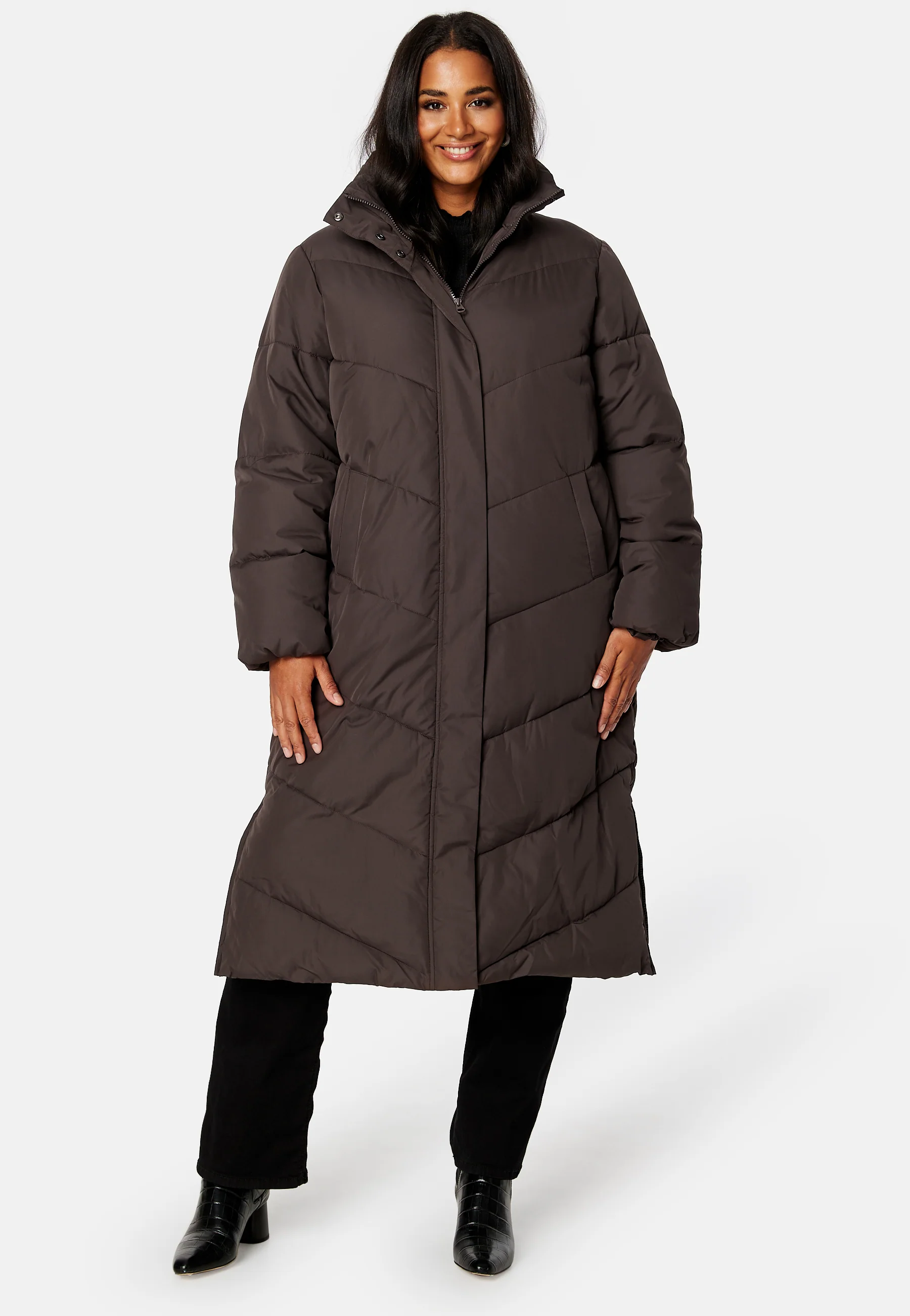 Long Padded Jacket - Image 7