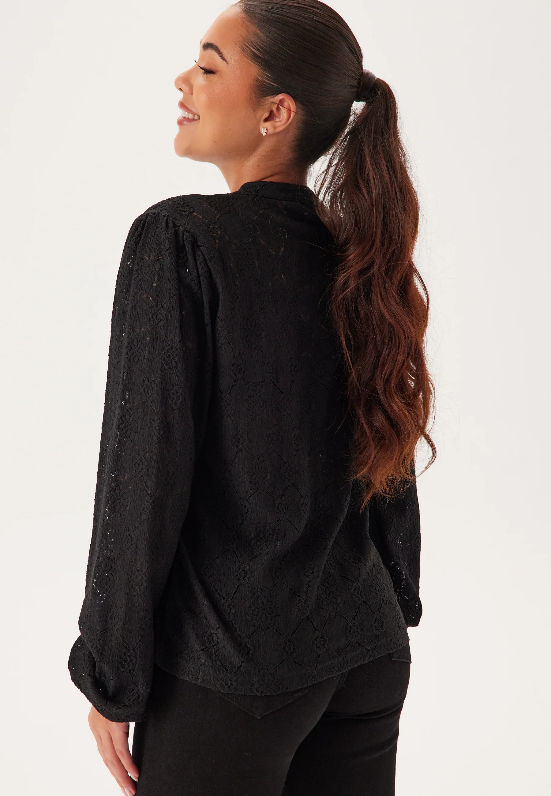 Long Sleeve Button Blouse - Image 2