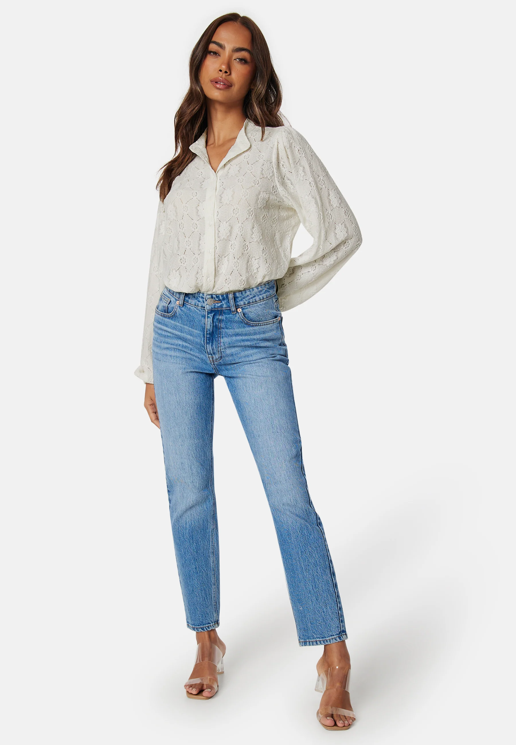 Long Sleeve Button Blouse - Image 3