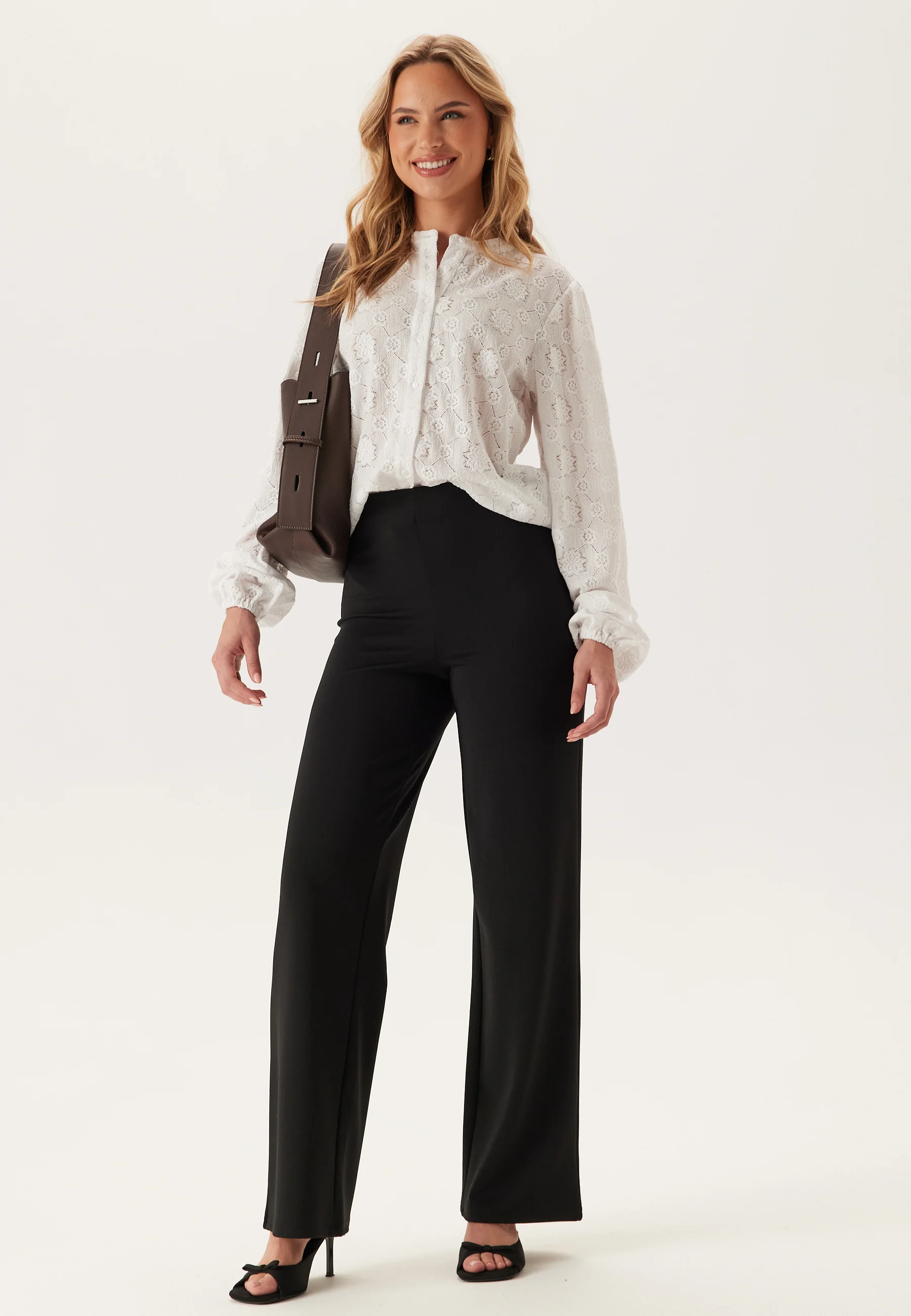 Long Sleeve Button Blouse - Image 3
