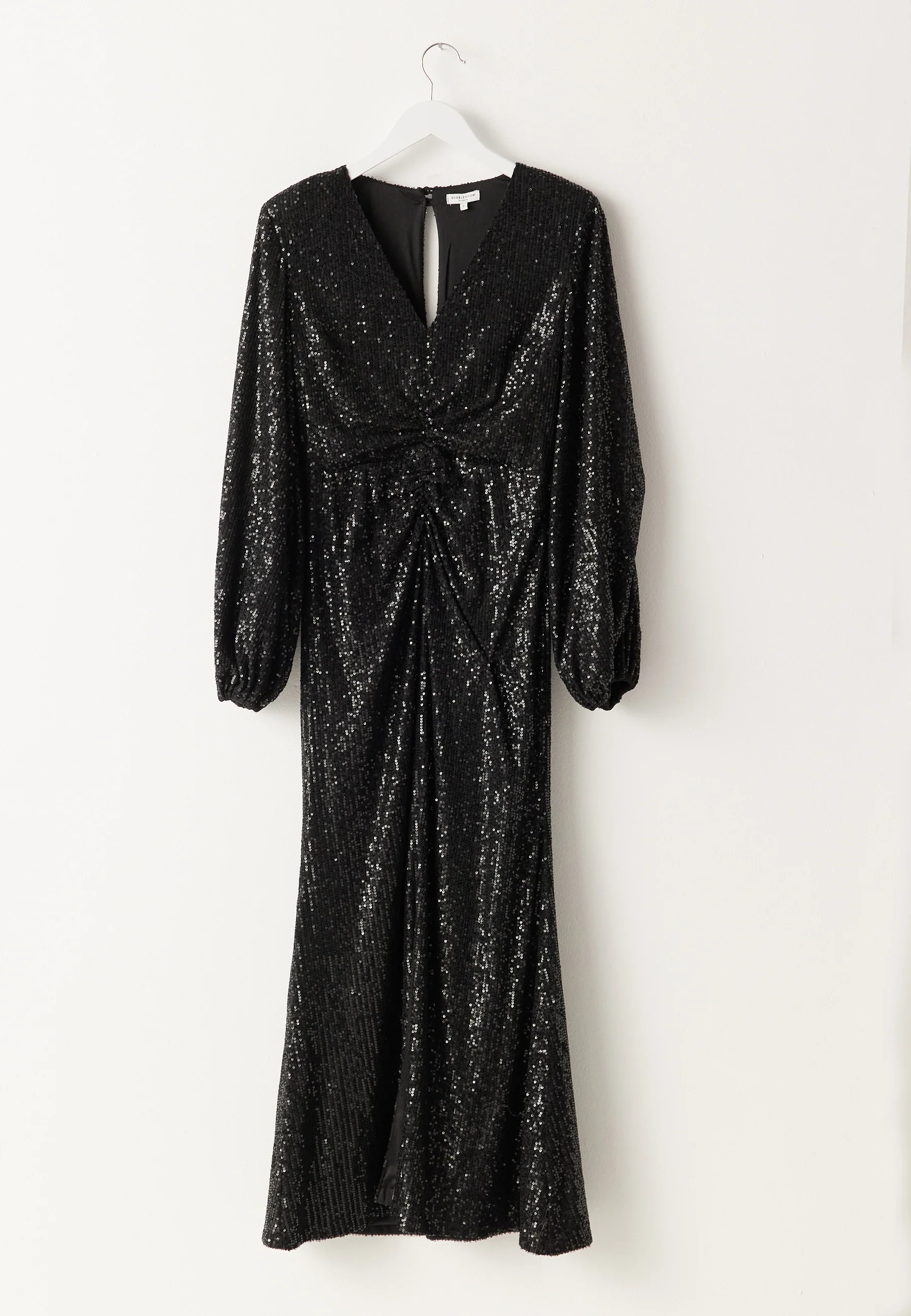Long Sleeve Sequin Ankle Dress - Image 5