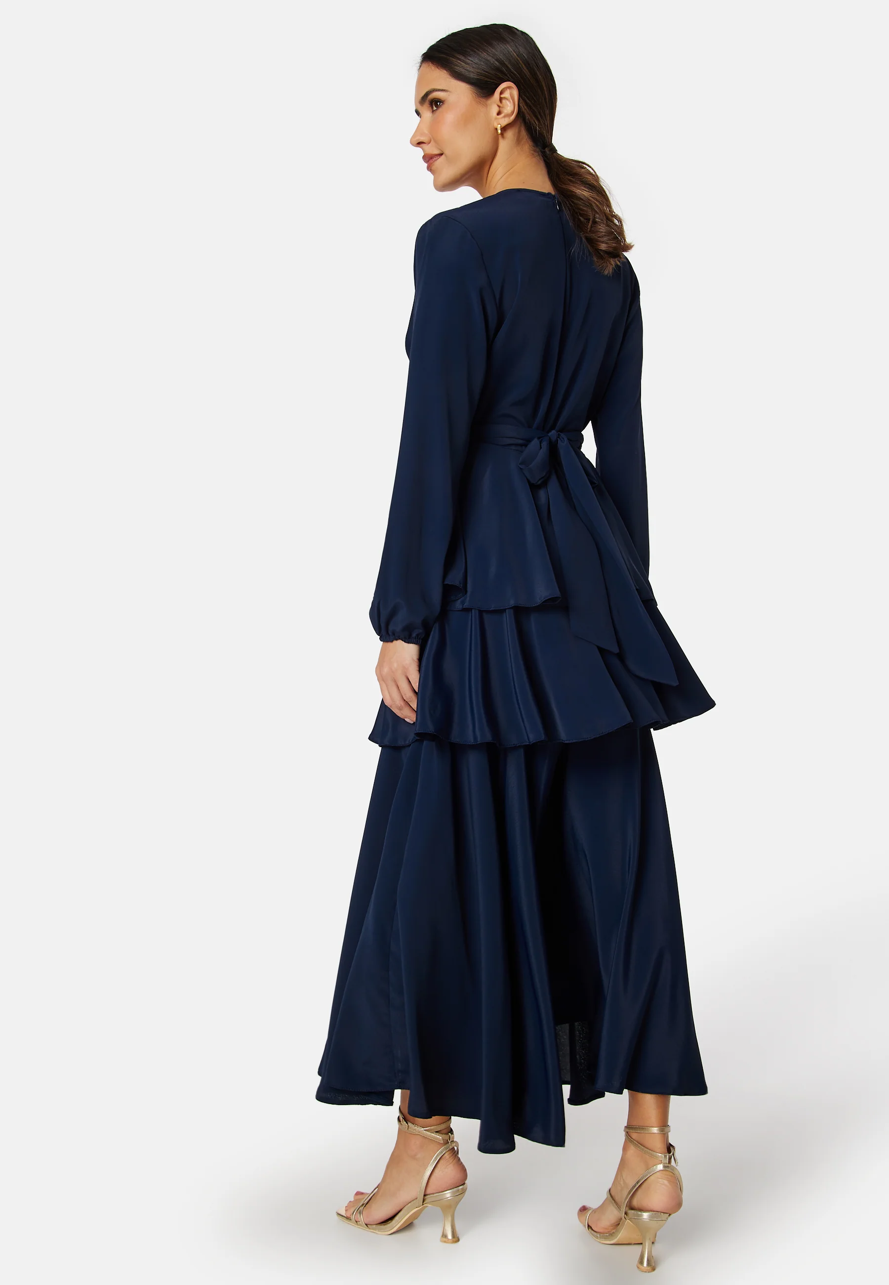 Long Sleeve Tiered Maxi Dress - Image 2