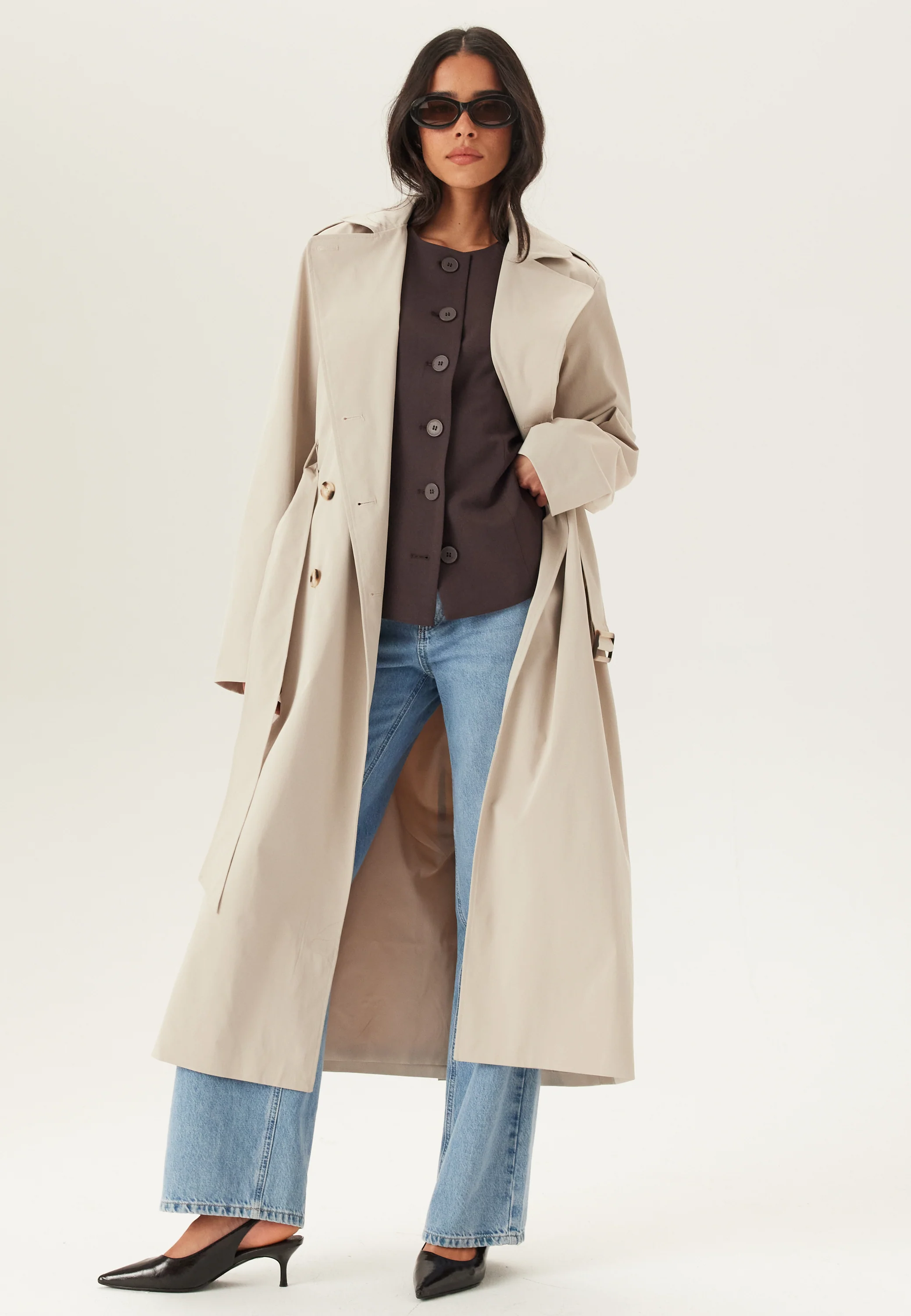 Long Trench Coat - Image 2