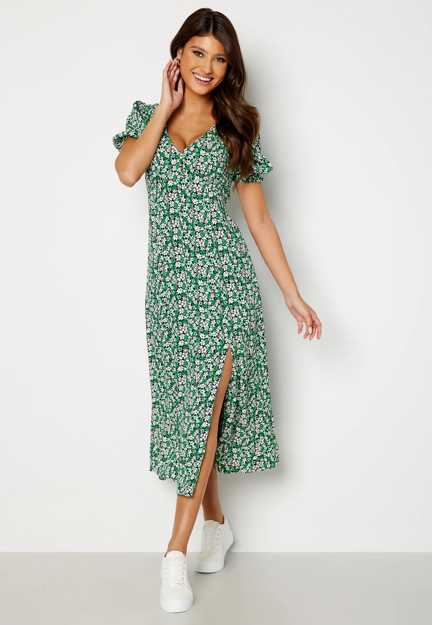 Lottie Printed Midi Dress