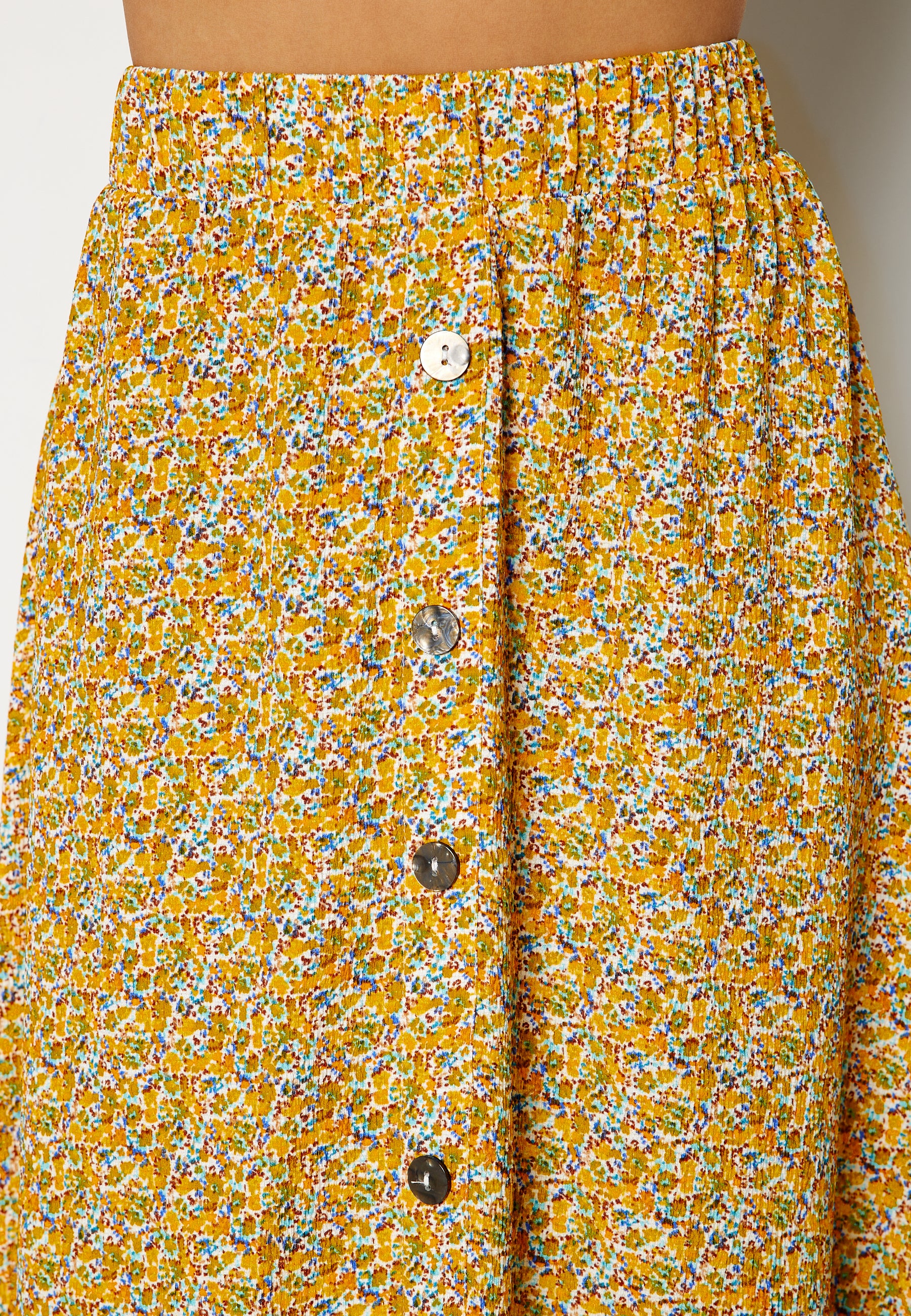 Lotus Button Skirt - Image 3