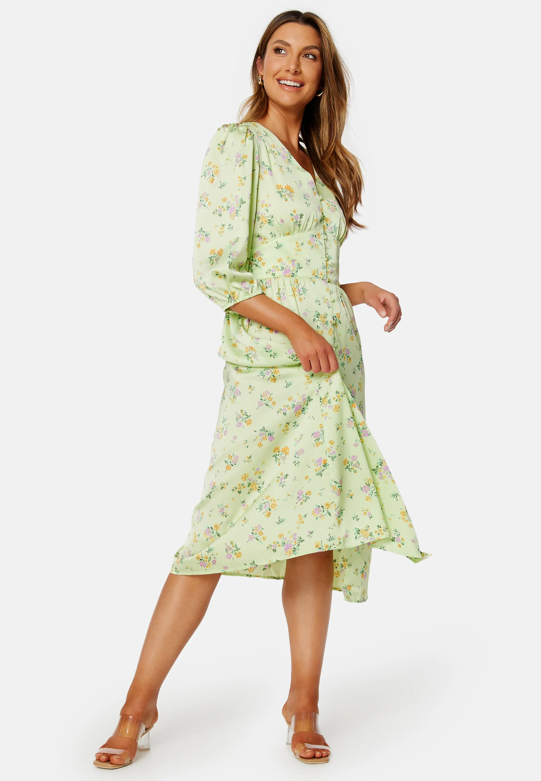 Louis 3/4 Midi Dress - Image 4